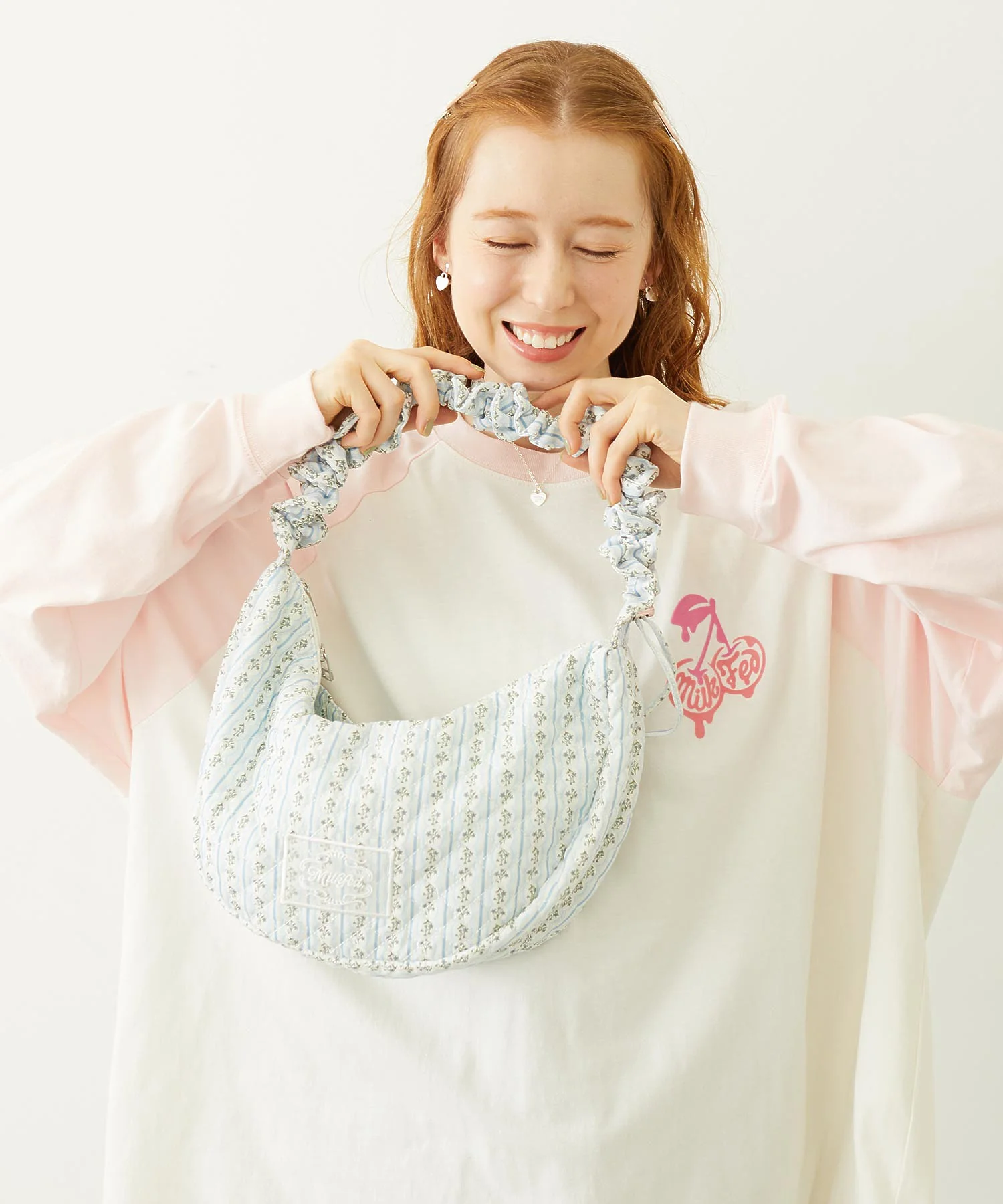 STRIPED FLOWER QUILTED SHOULDER BAG - Image 34