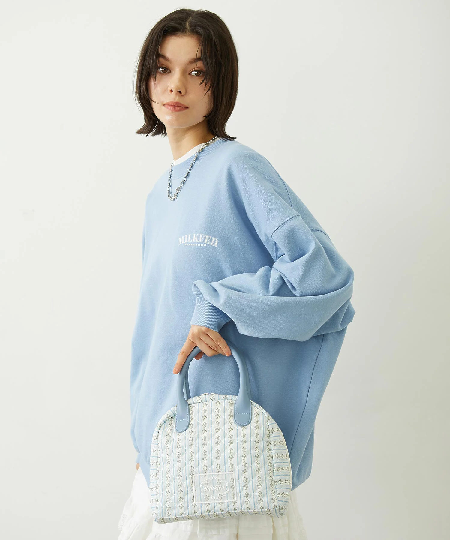STRIPED FLOWER QUILTED BAG - Image 25