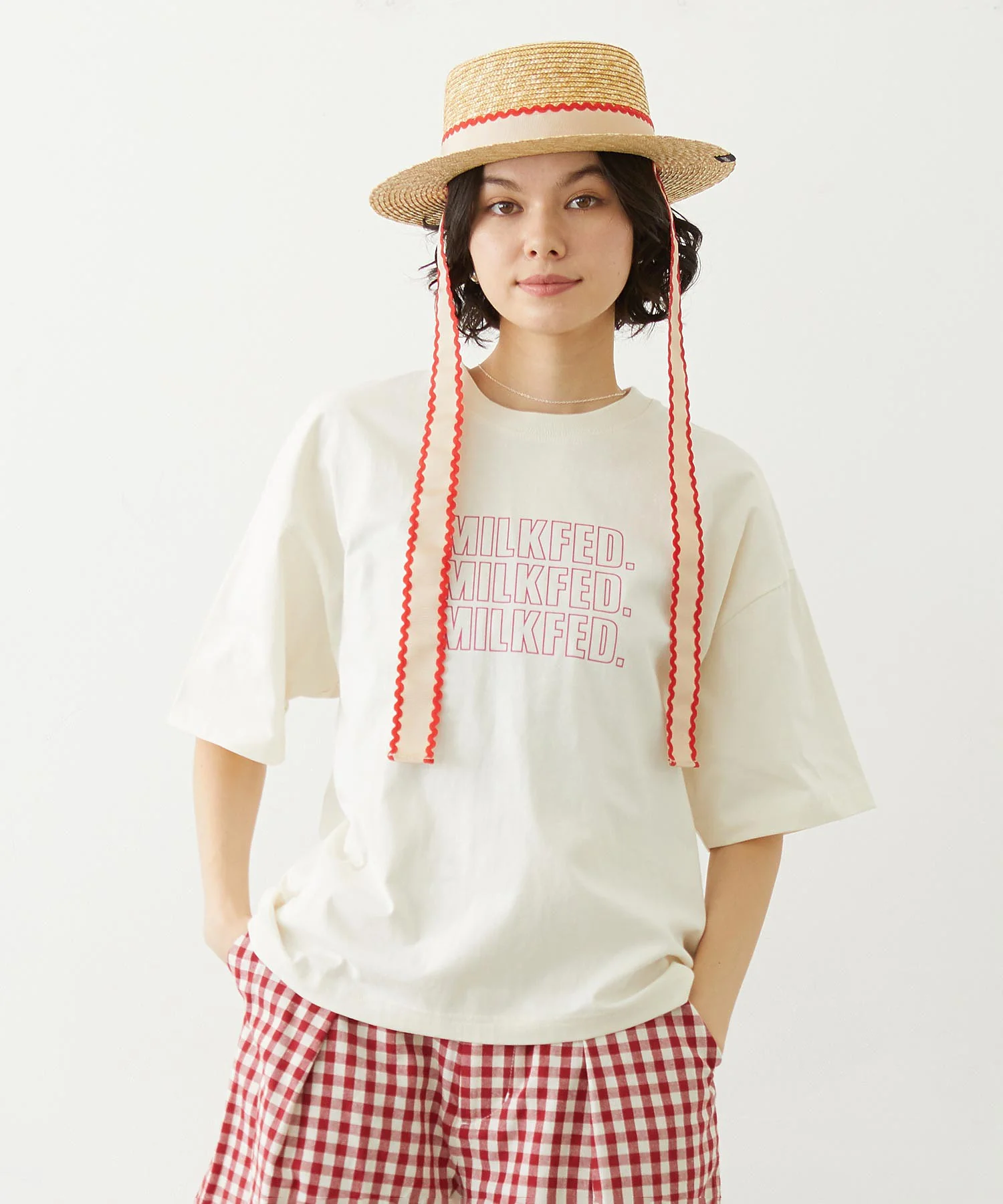 TRIPLE OUTLINE LOGO WIDE S/S TEE
