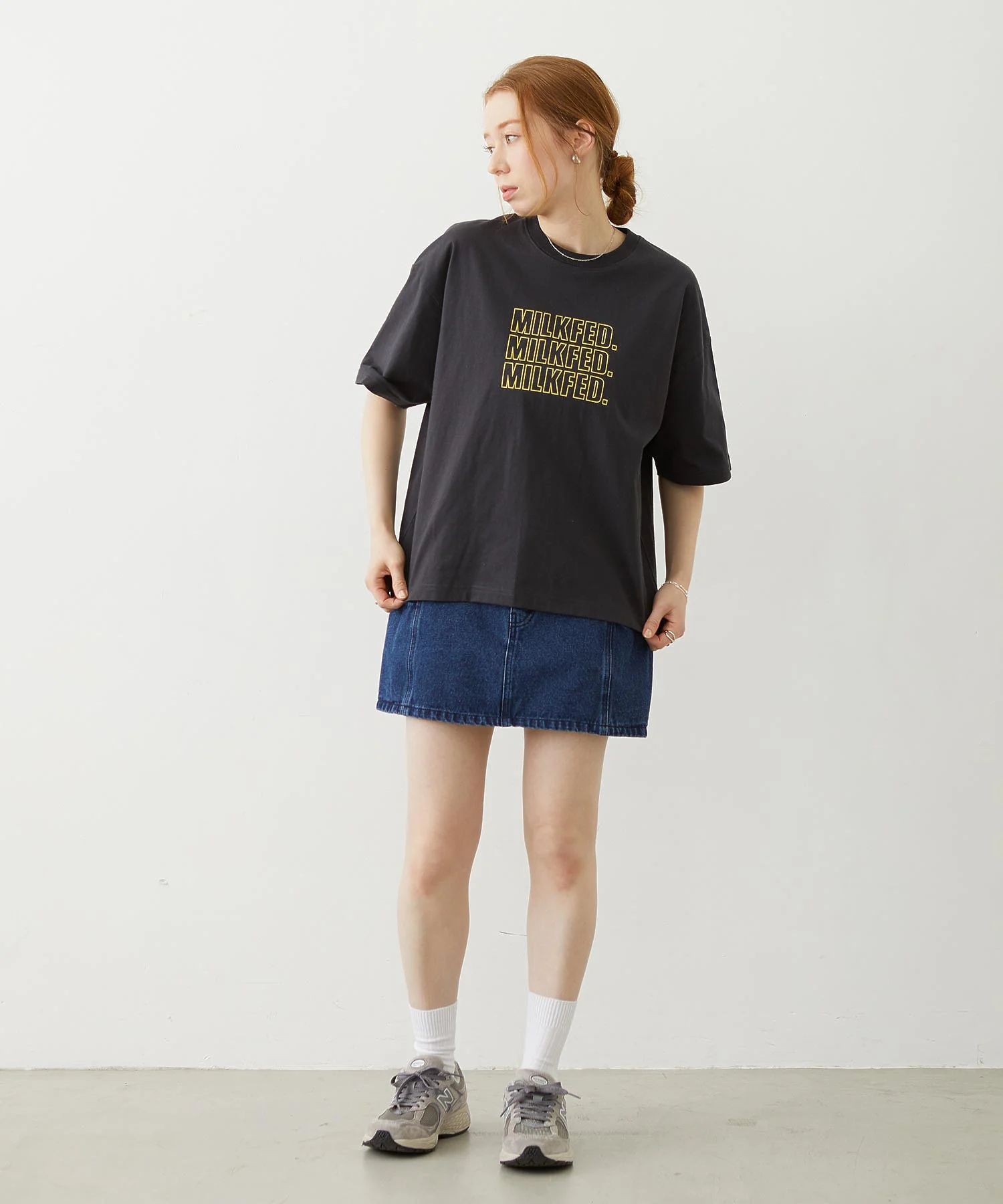 TRIPLE OUTLINE LOGO WIDE S/S TEE - Image 6