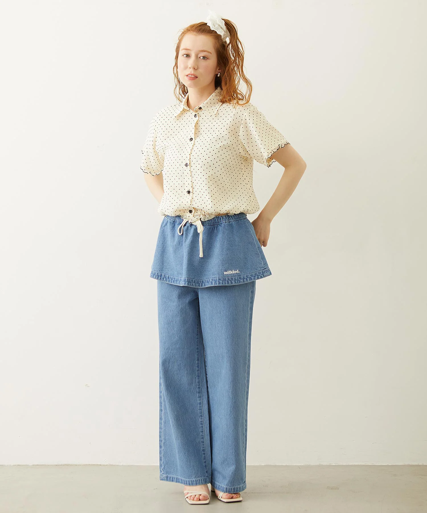 SHEER SCALLOP SHIRT - Image 23
