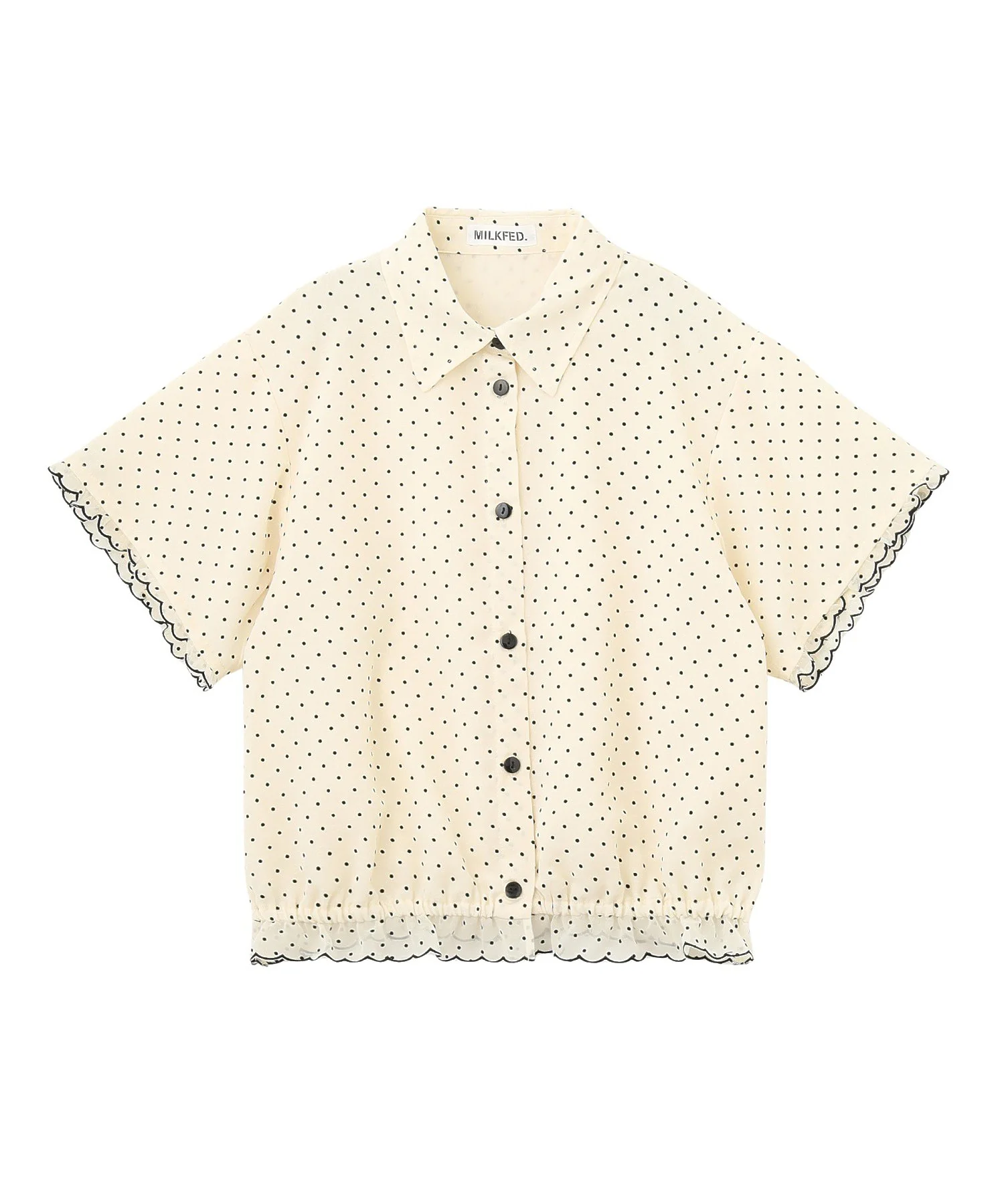 SHEER SCALLOP SHIRT - Image 37