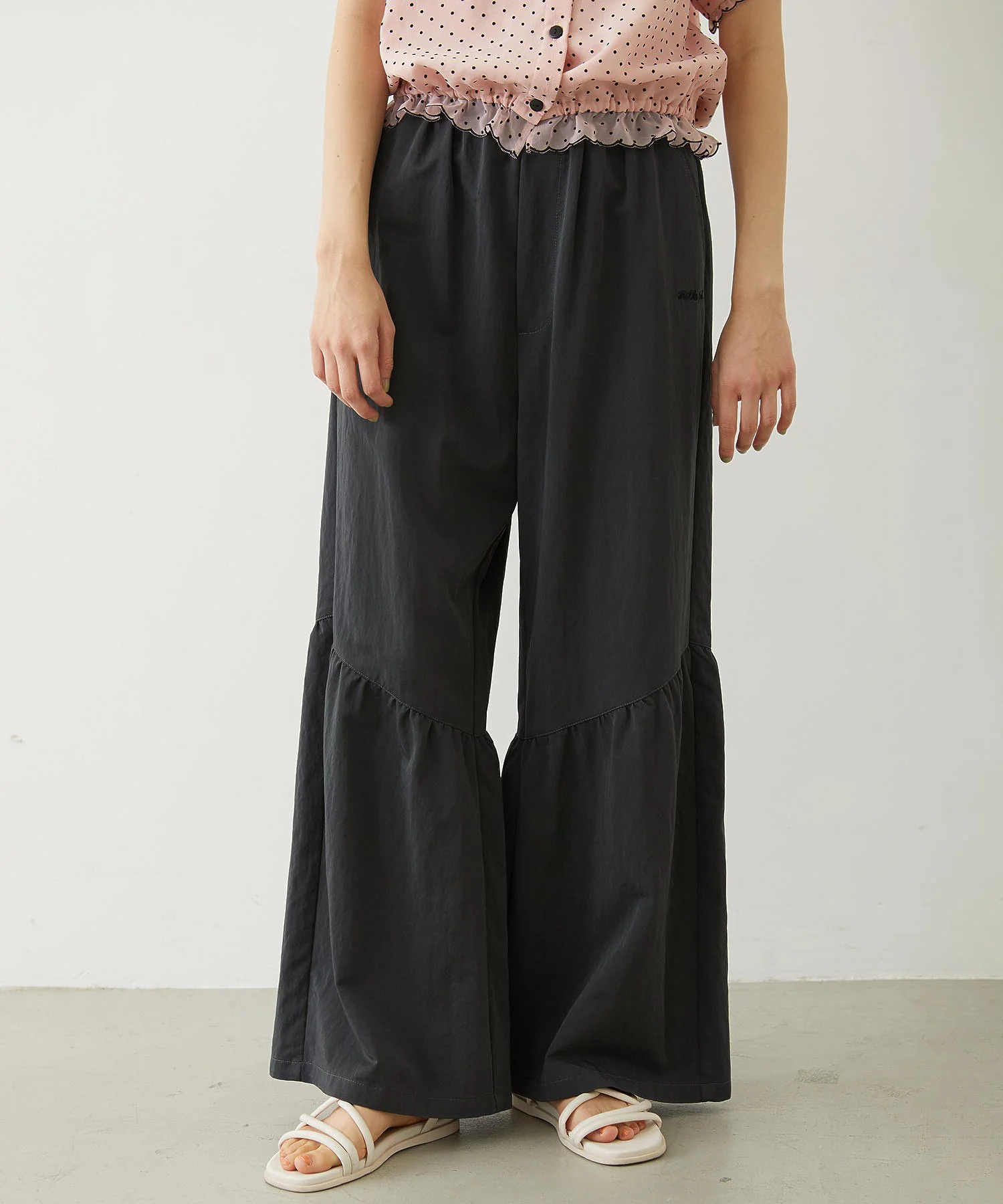 PANELED RELAXED PANTS - Image 4