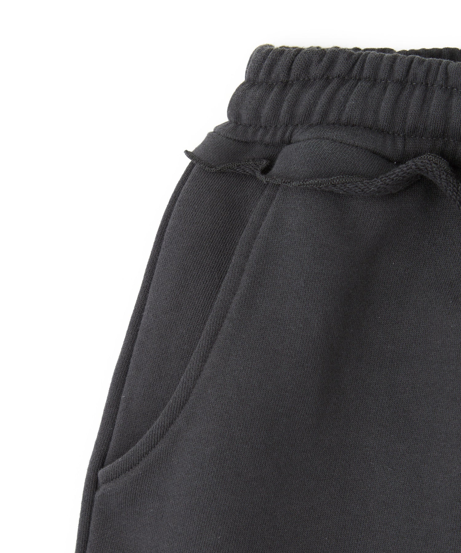 RAW EDGE WAIST SWEAT SHORTS - Image 34