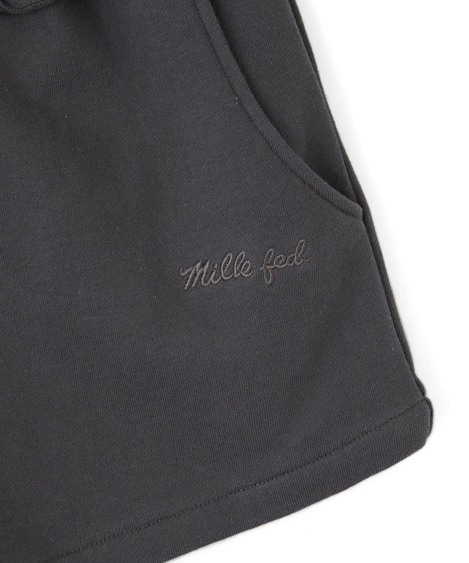 RAW EDGE WAIST SWEAT SHORTS - Image 35