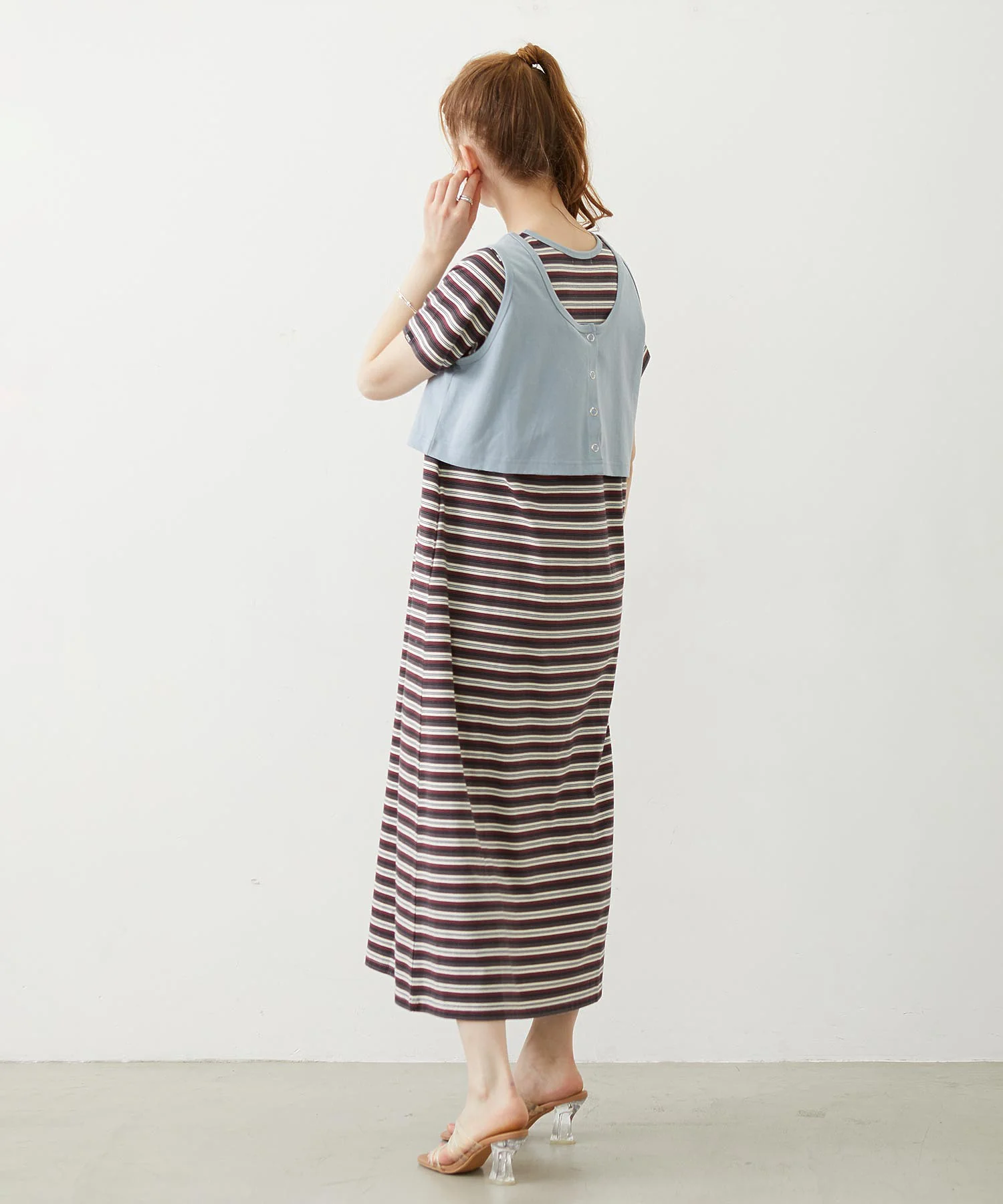 TANK TOP AND STRIPED DRESS SET - Image 26