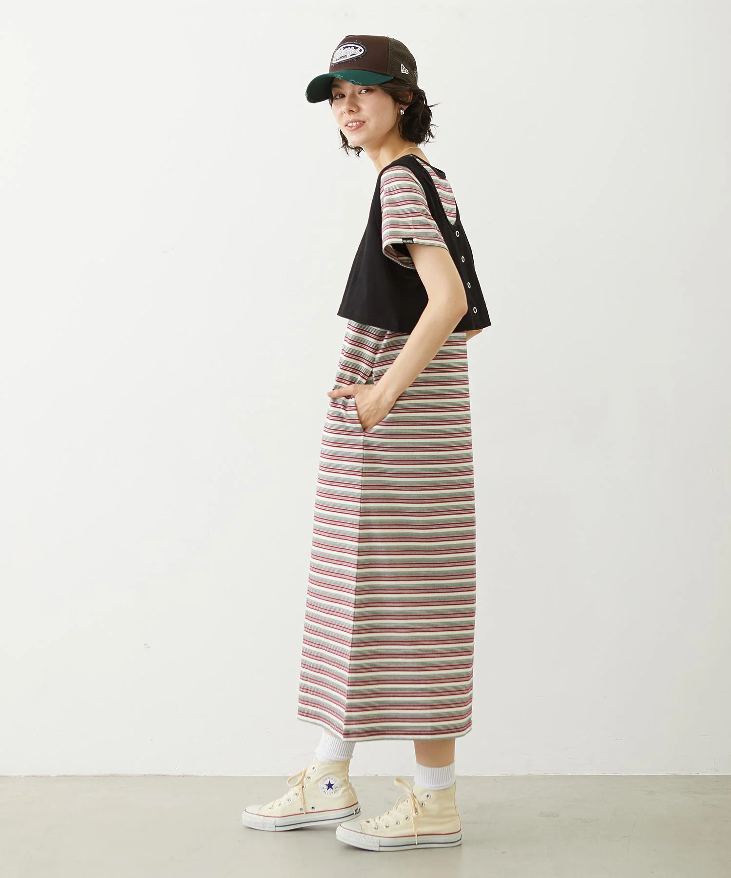 TANK TOP AND STRIPED DRESS SET - Image 39