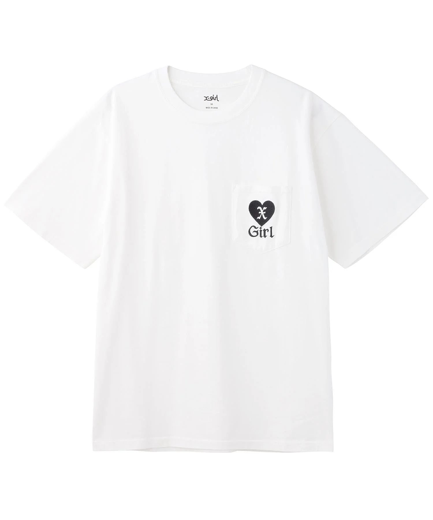 HEART EMBROIDERY POCKET S/S TEE X-girl - Image 25
