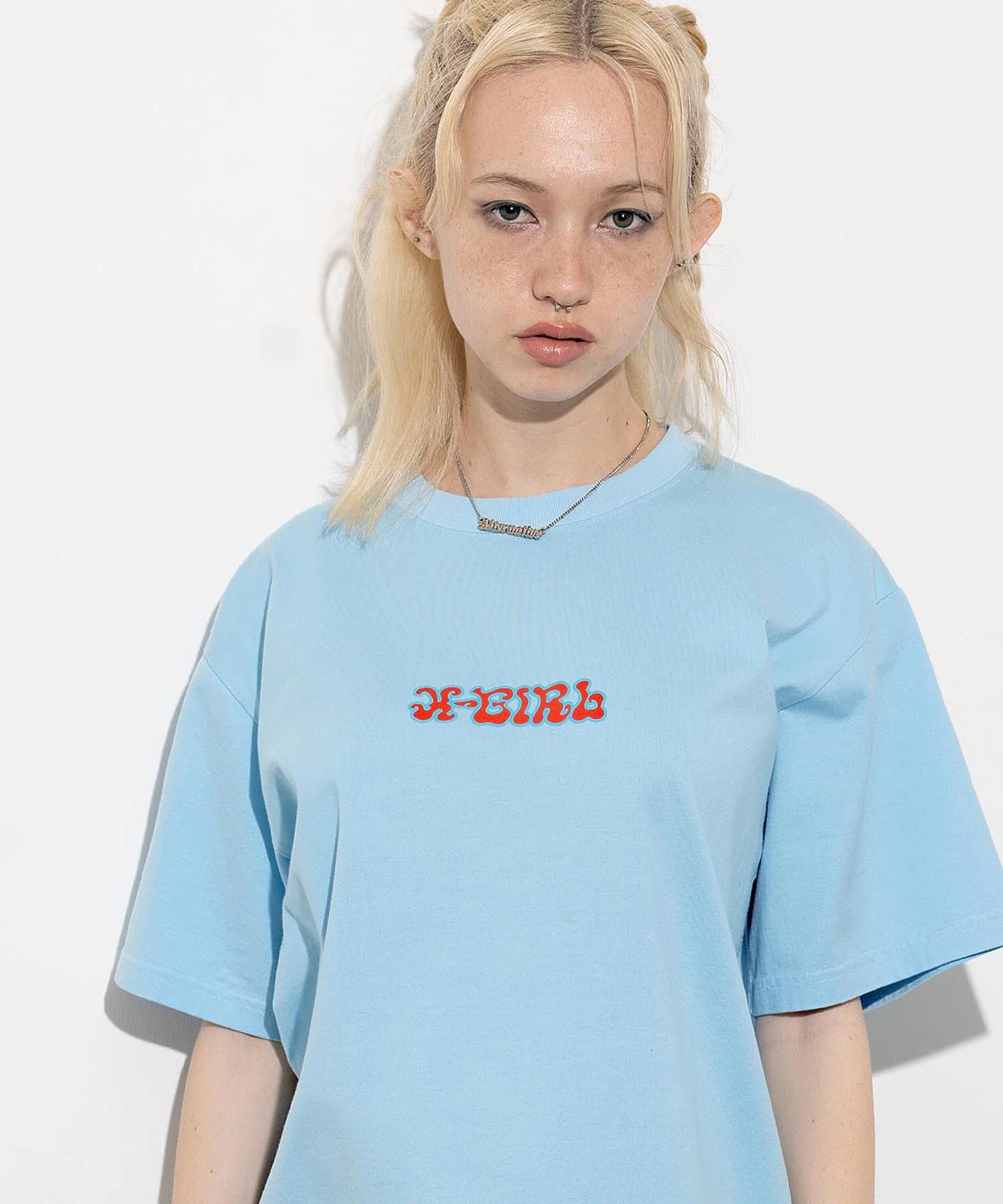 WRIGGLING LOGO S/S TEE X-girl - Image 6