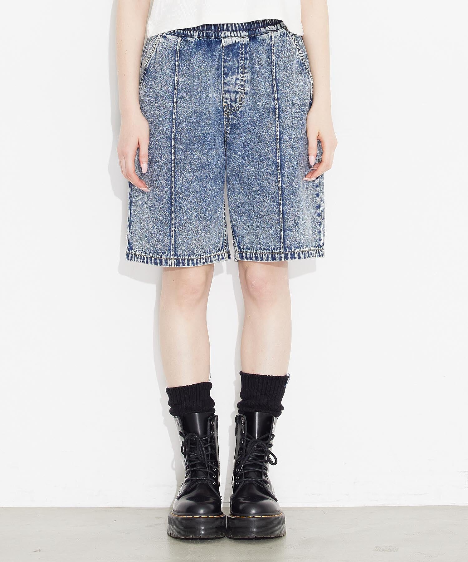 CHEMICAL WASH EASY HALF PANTS X-girl - Image 2