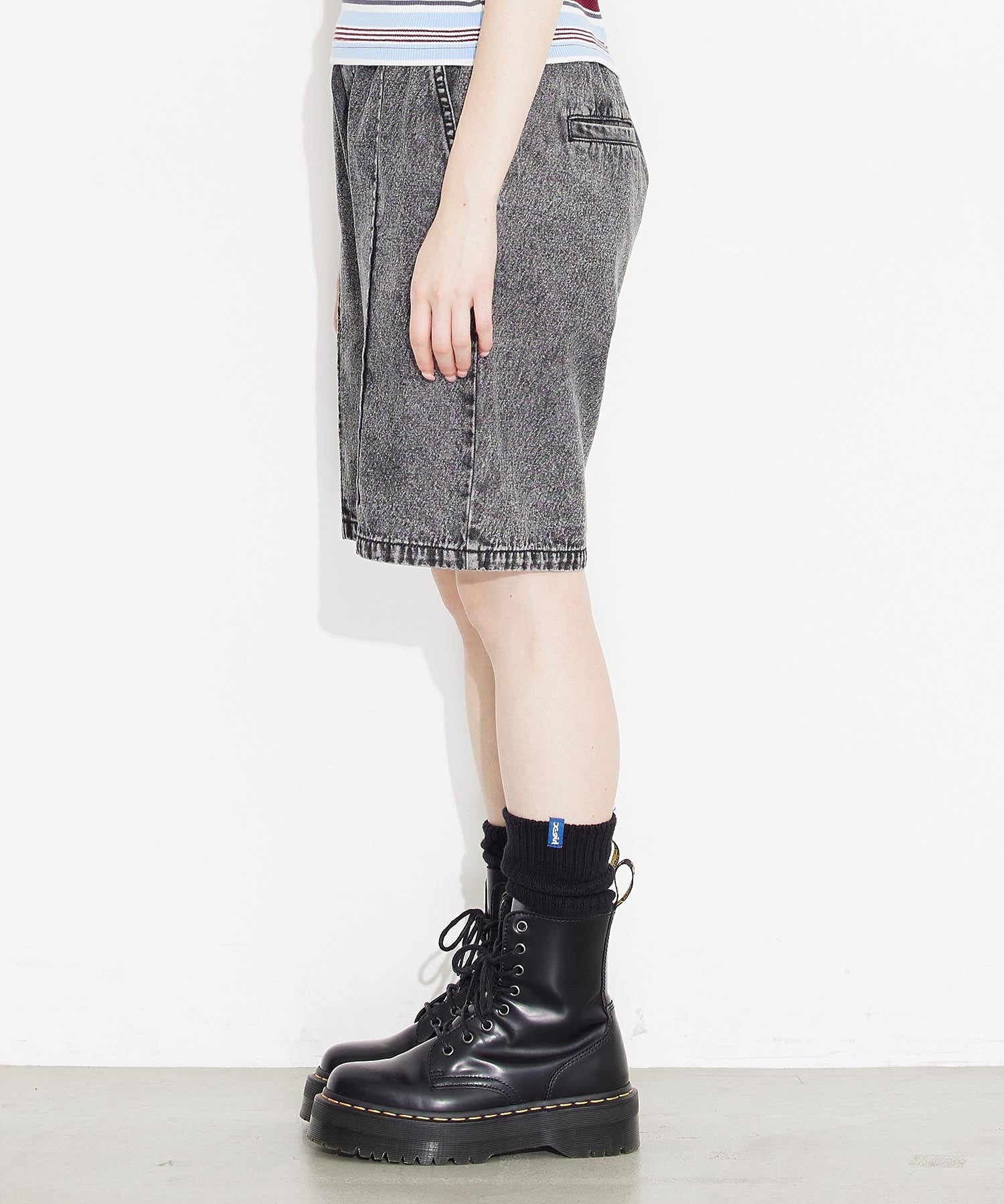 CHEMICAL WASH EASY HALF PANTS X-girl - Image 4