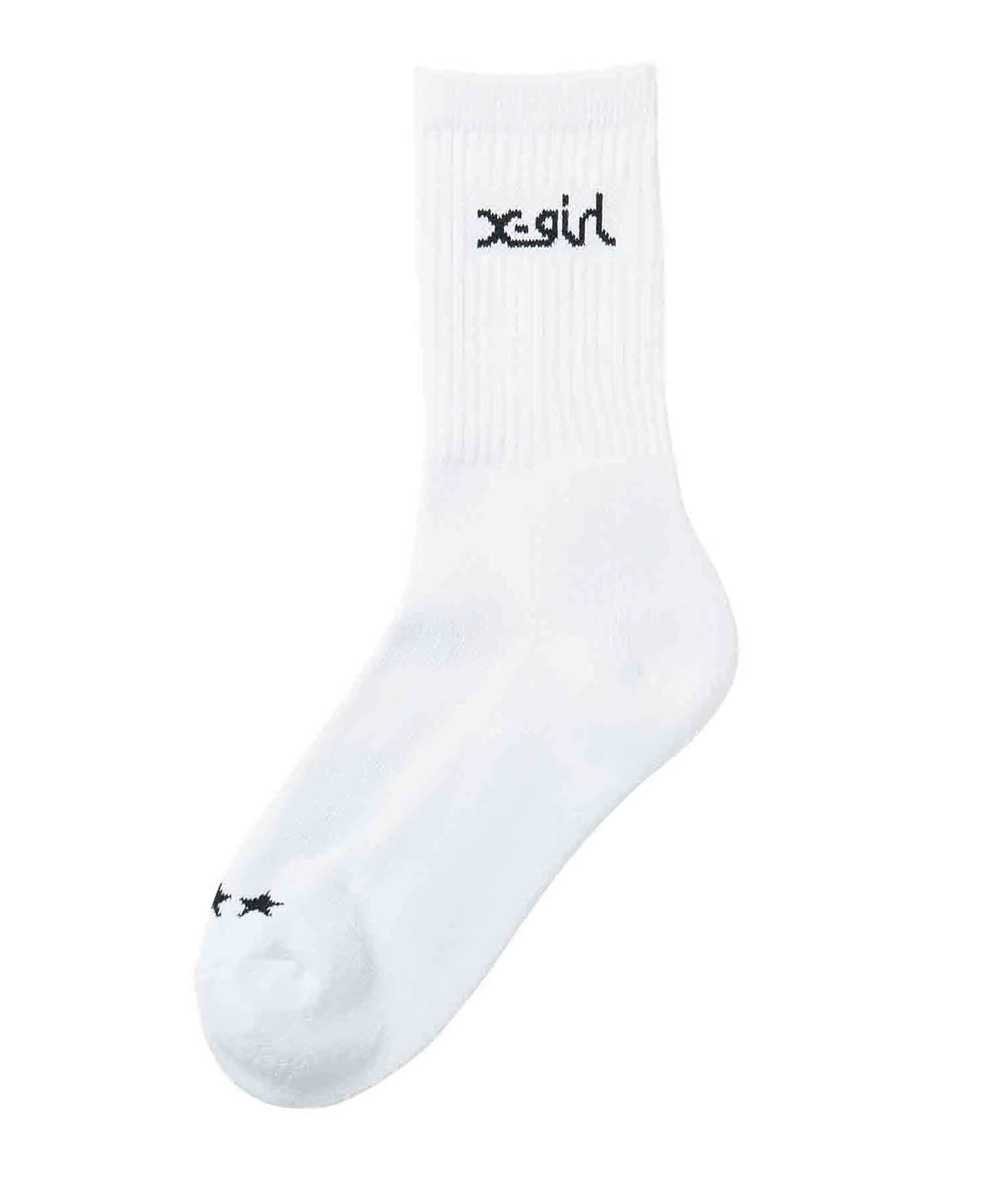 LOGO 2P MIDDLE SOCKS X-girl - Image 5