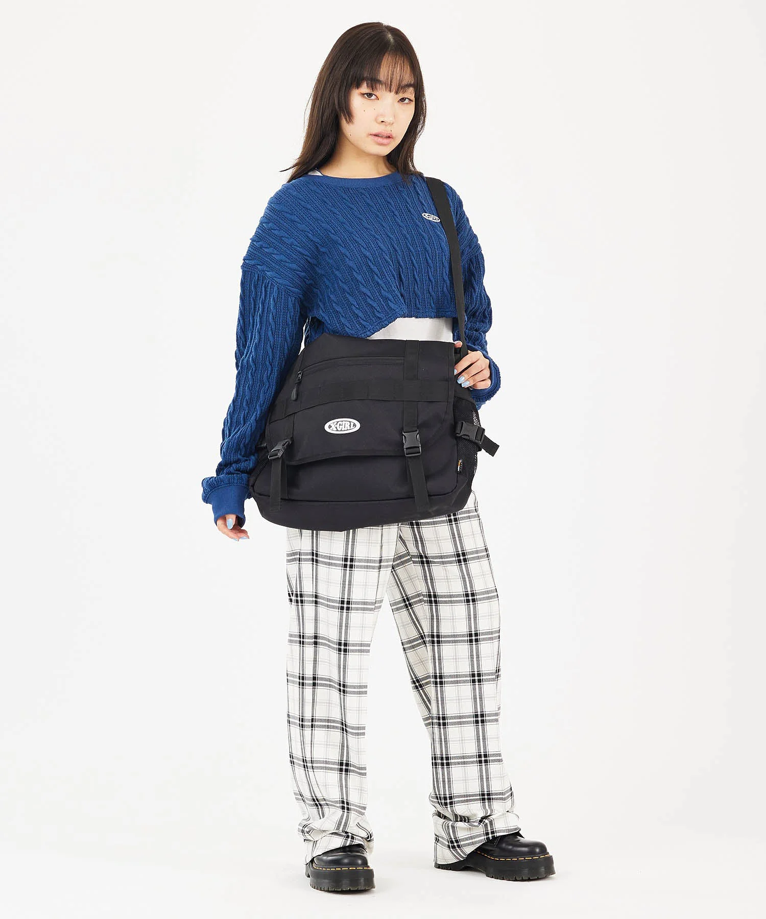 OVAL LOGO MESSENGER BAG X-girl - Image 18