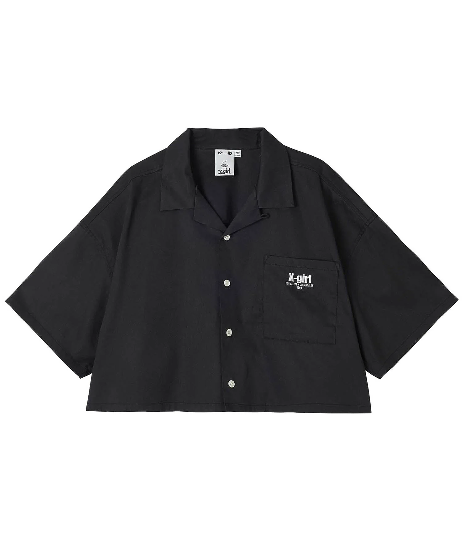 ANONYMITY OPEN COLLAR CROPPED SHIRT X-girl - Image 4
