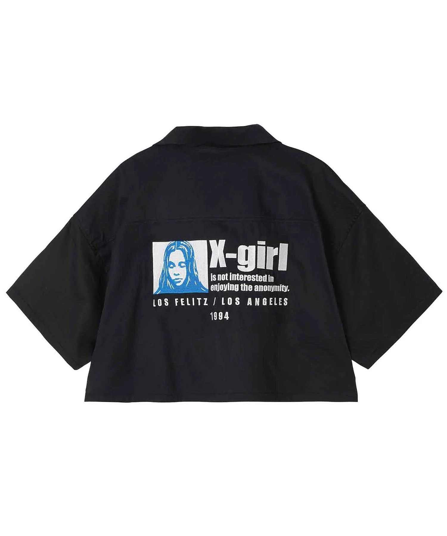 ANONYMITY OPEN COLLAR CROPPED SHIRT X-girl - Image 5