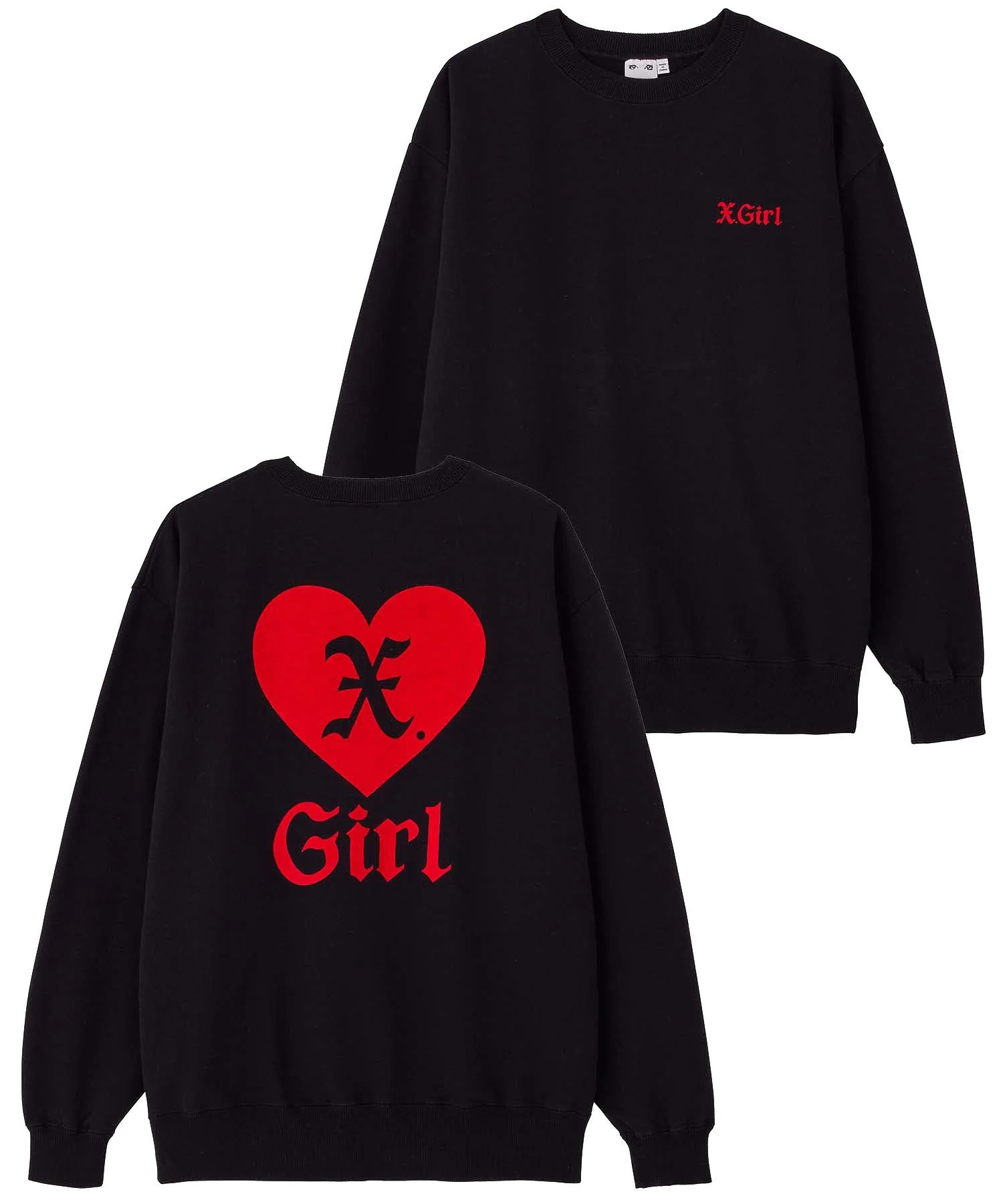 HEART CREWNECK SWEAT TOP X-girl - Image 2