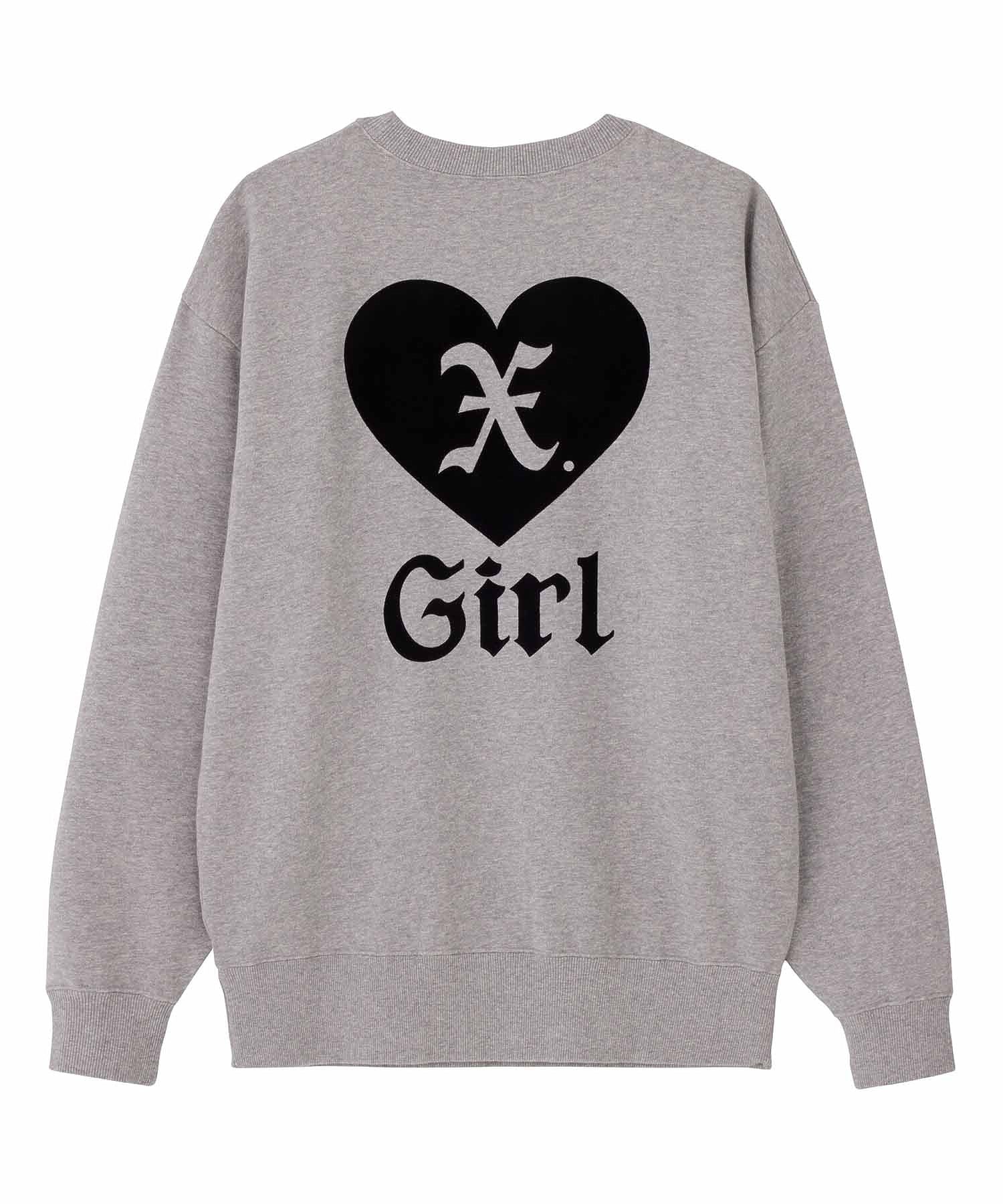 HEART CREWNECK SWEAT TOP X-girl - Image 4