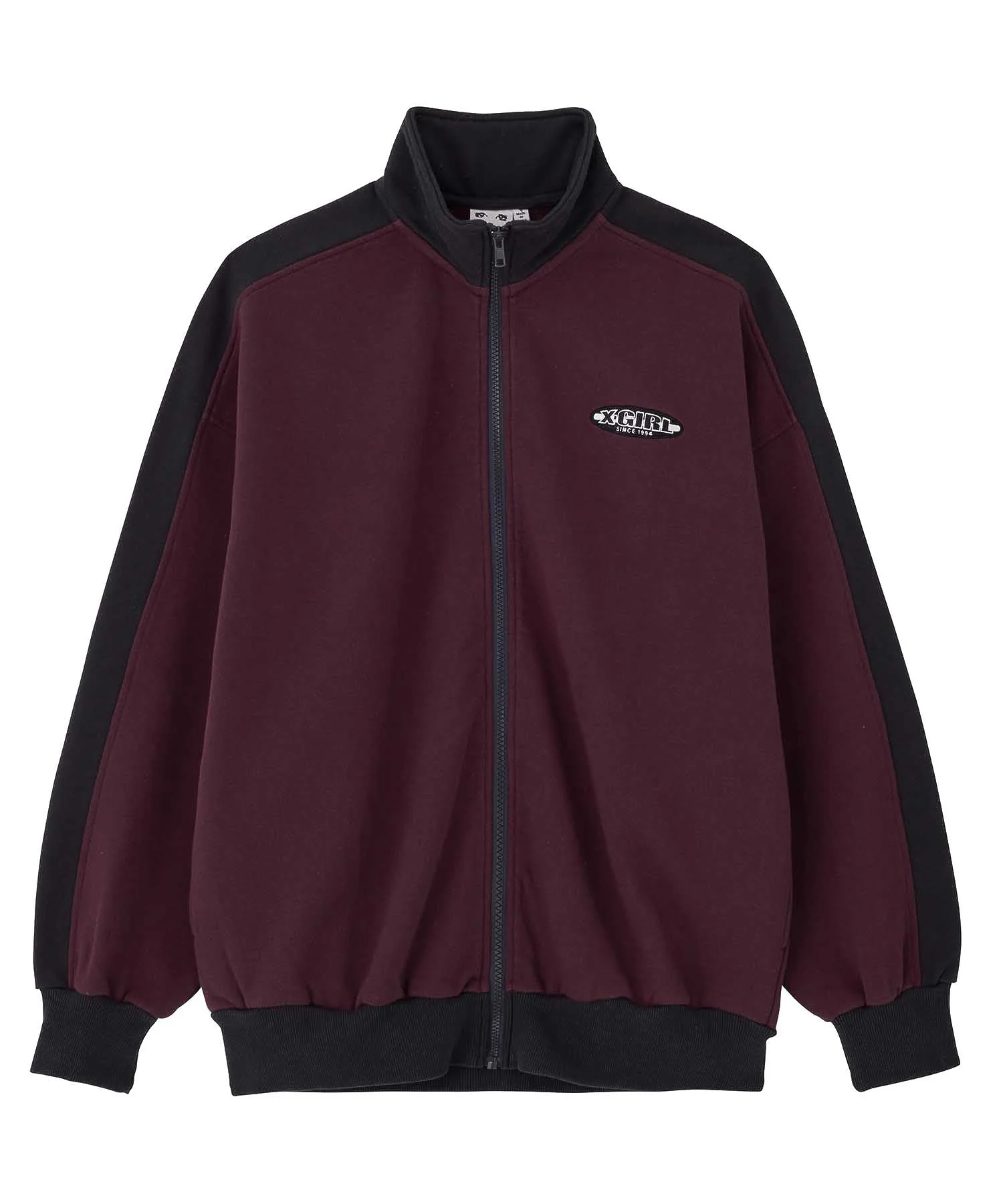 CONTRAST STRIPE ZIP UP SWEAT X-girl - Image 15