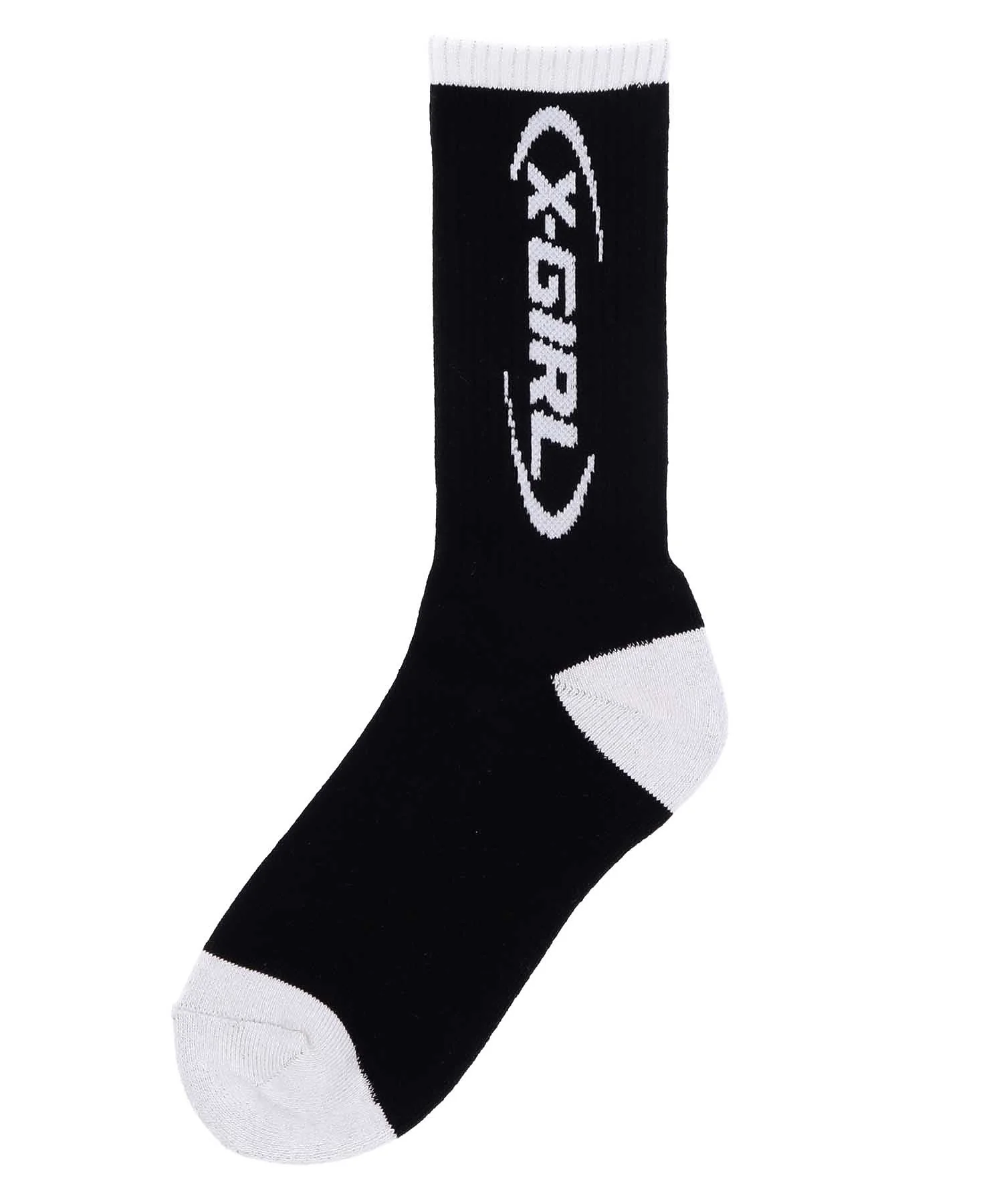 BROKEN OVAL LOGO RIB SOCKS X-girl - Image 5