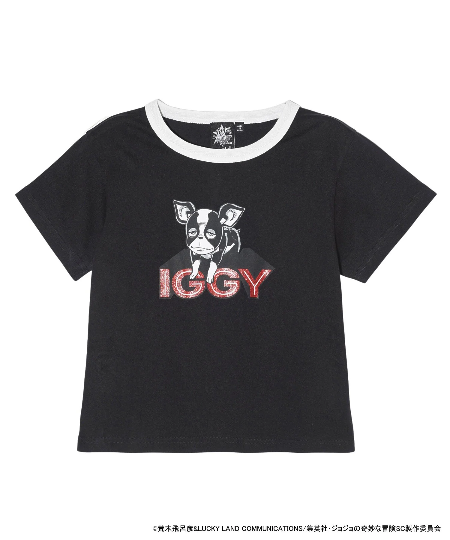 X-girl×ジョジョの奇妙な冒険SC IGGY S/S BABY TEE - Image 10