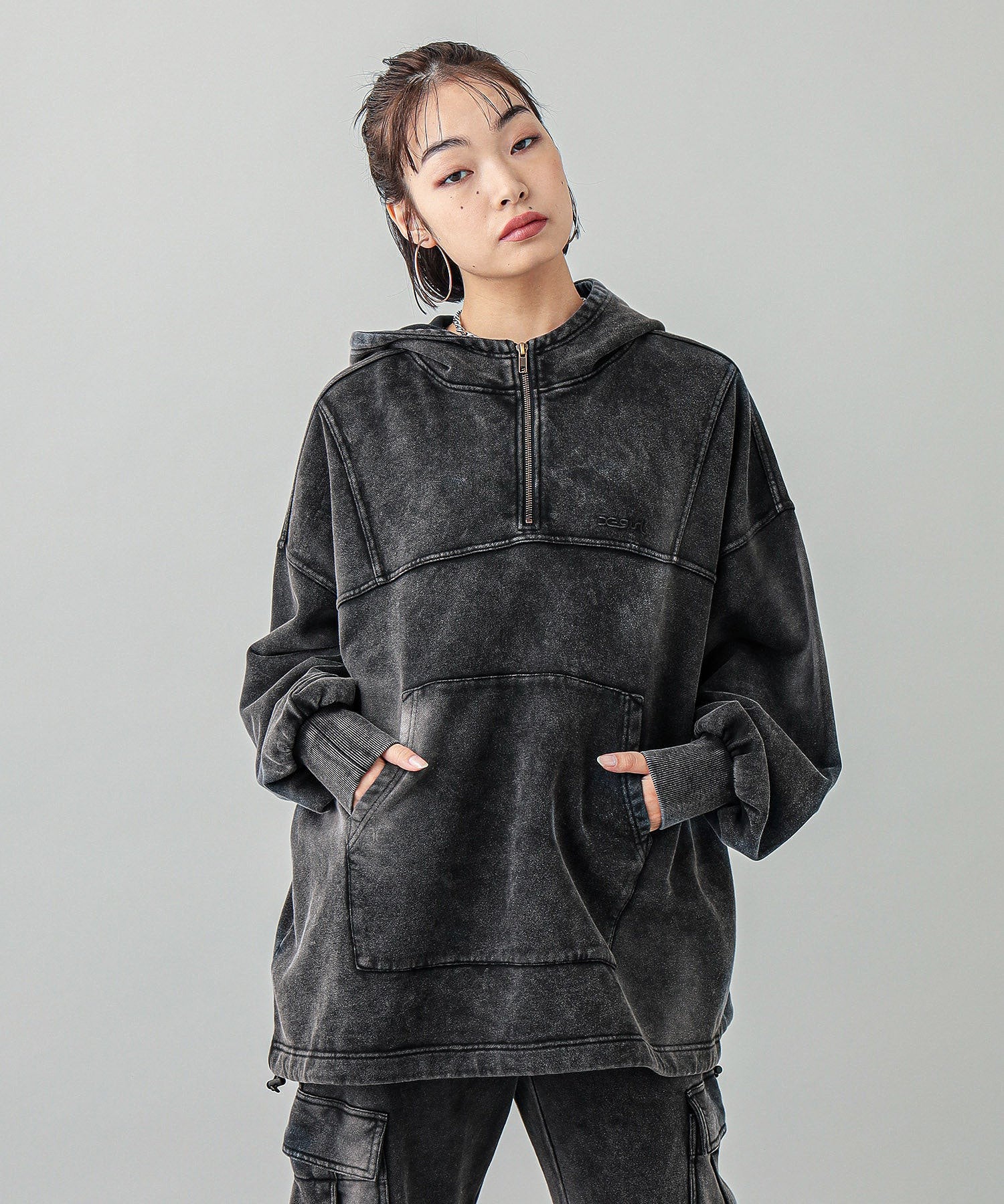 SWEAT ANORAK PARKA X-girl - Image 4