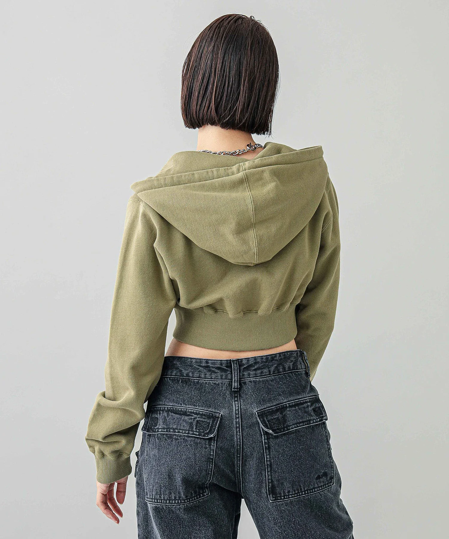 FACE COMPACT ZIP UP HOODIE X-girl - Image 6