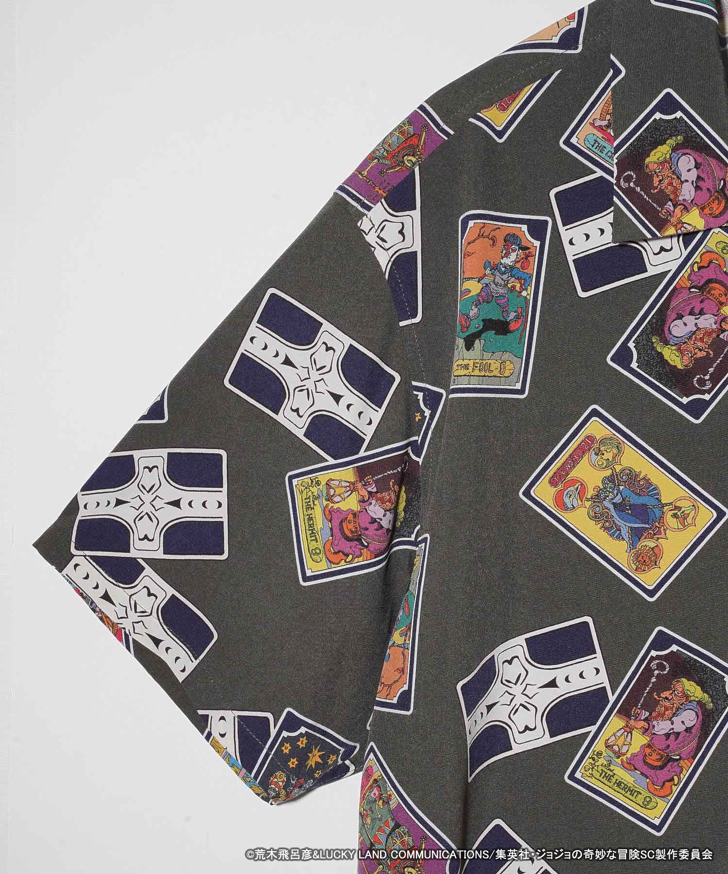 X-girl×ジョジョの奇妙な冒険SC TAROT OPEN COLLAR SHIRT - Image 5