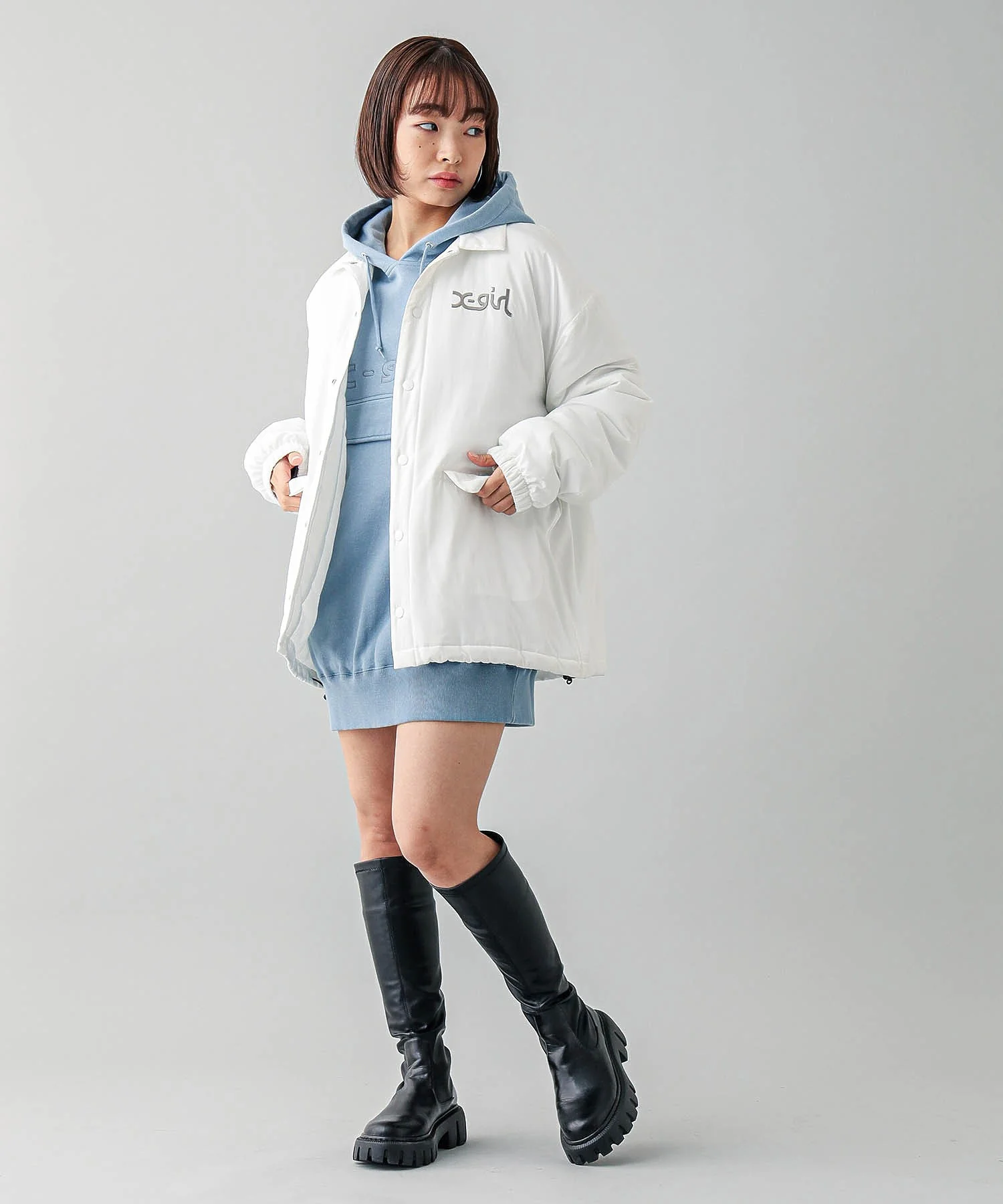 PADDED COACH JACKET X-girl - Image 8