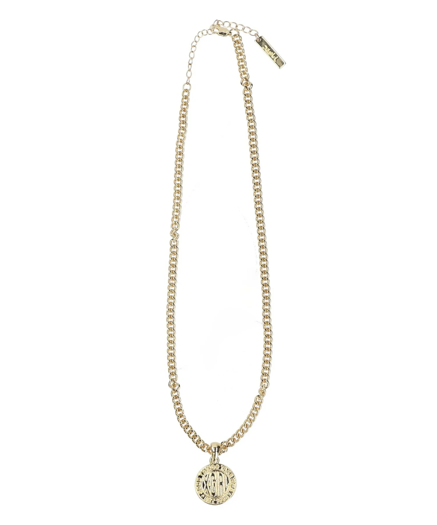 CIRCLE LOGO CHARM NECKLACE - Image 30
