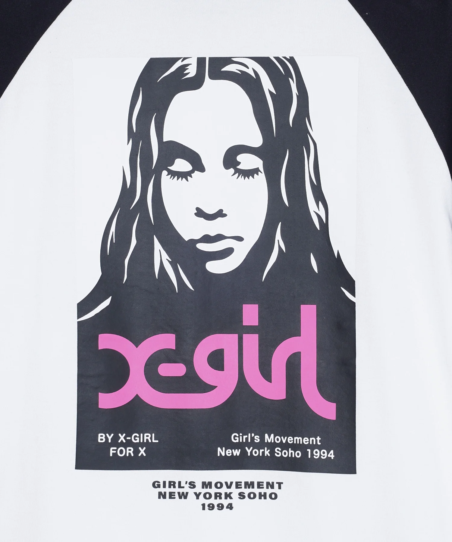 X-girl FACE POSTER B/B BIG TEE - Image 22