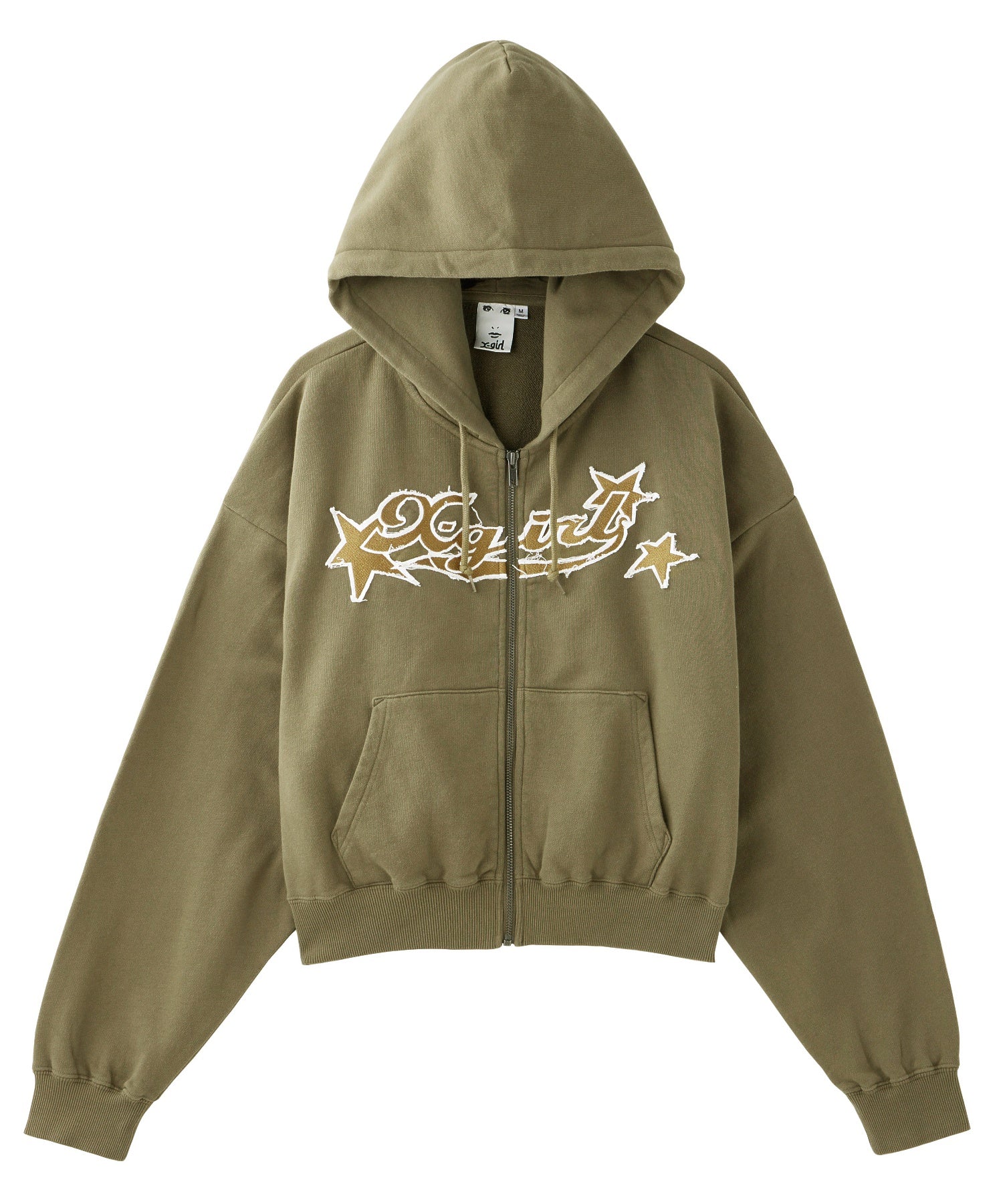 X-girl STAR LOGO ZIP UP HOODIE - Image 13