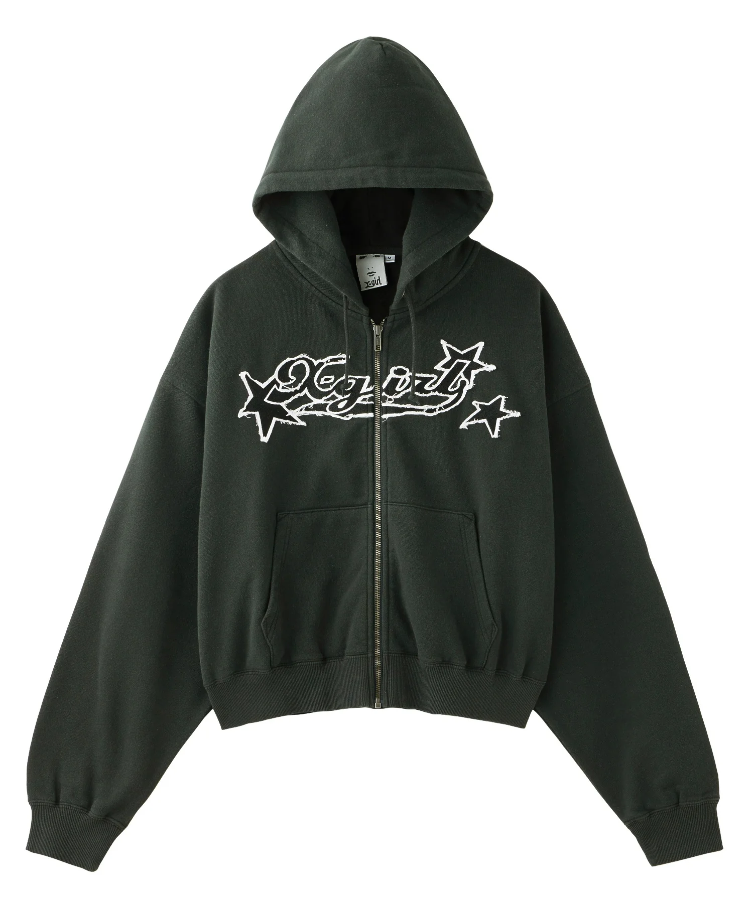 X-girl STAR LOGO ZIP UP HOODIE - Image 14