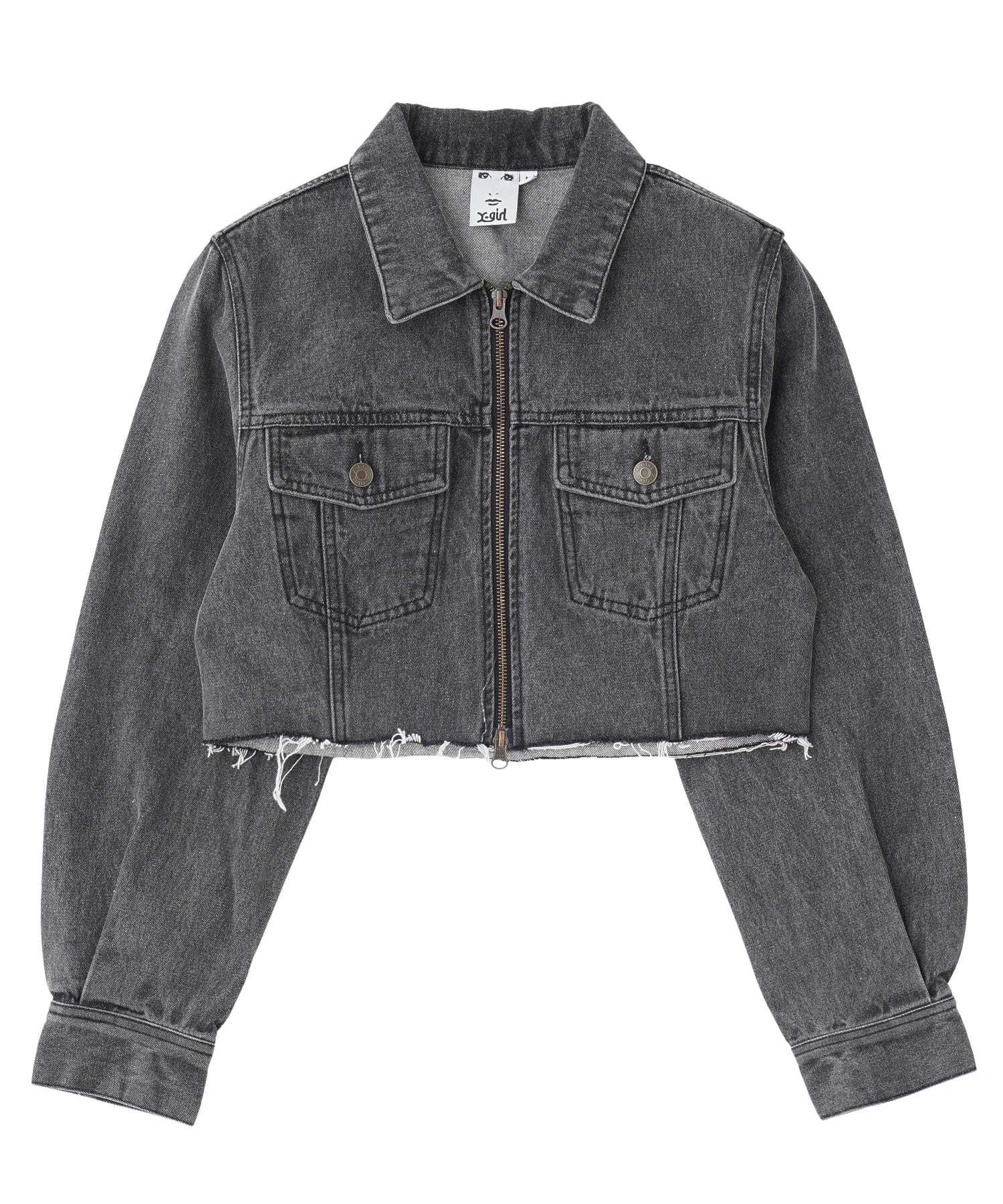 OVERDYED ZIP UP DENIM JACKET - Image 17