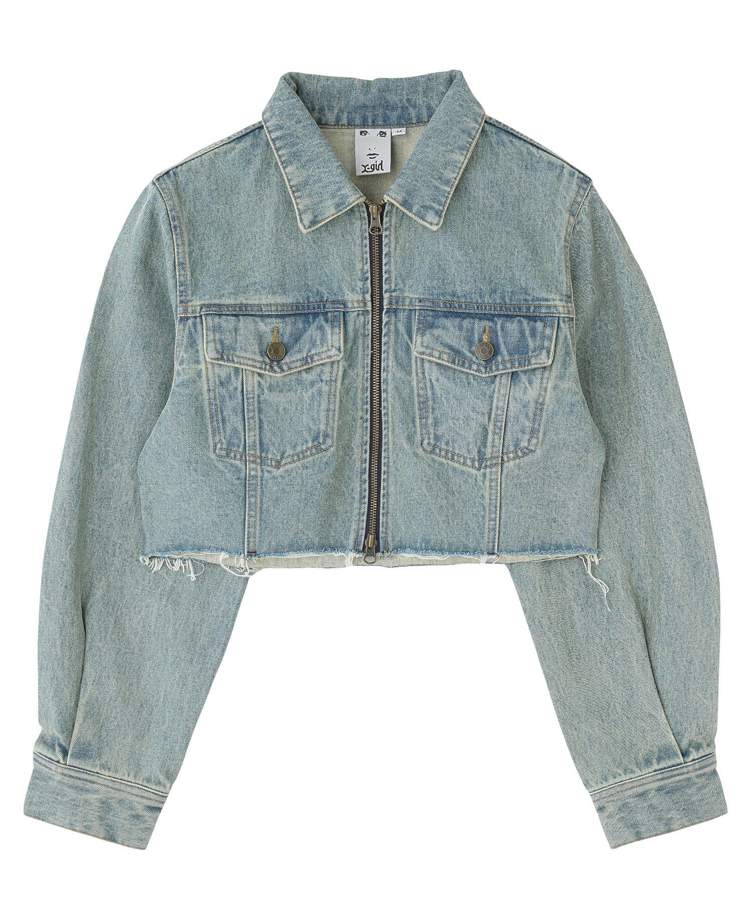 OVERDYED ZIP UP DENIM JACKET - Image 42