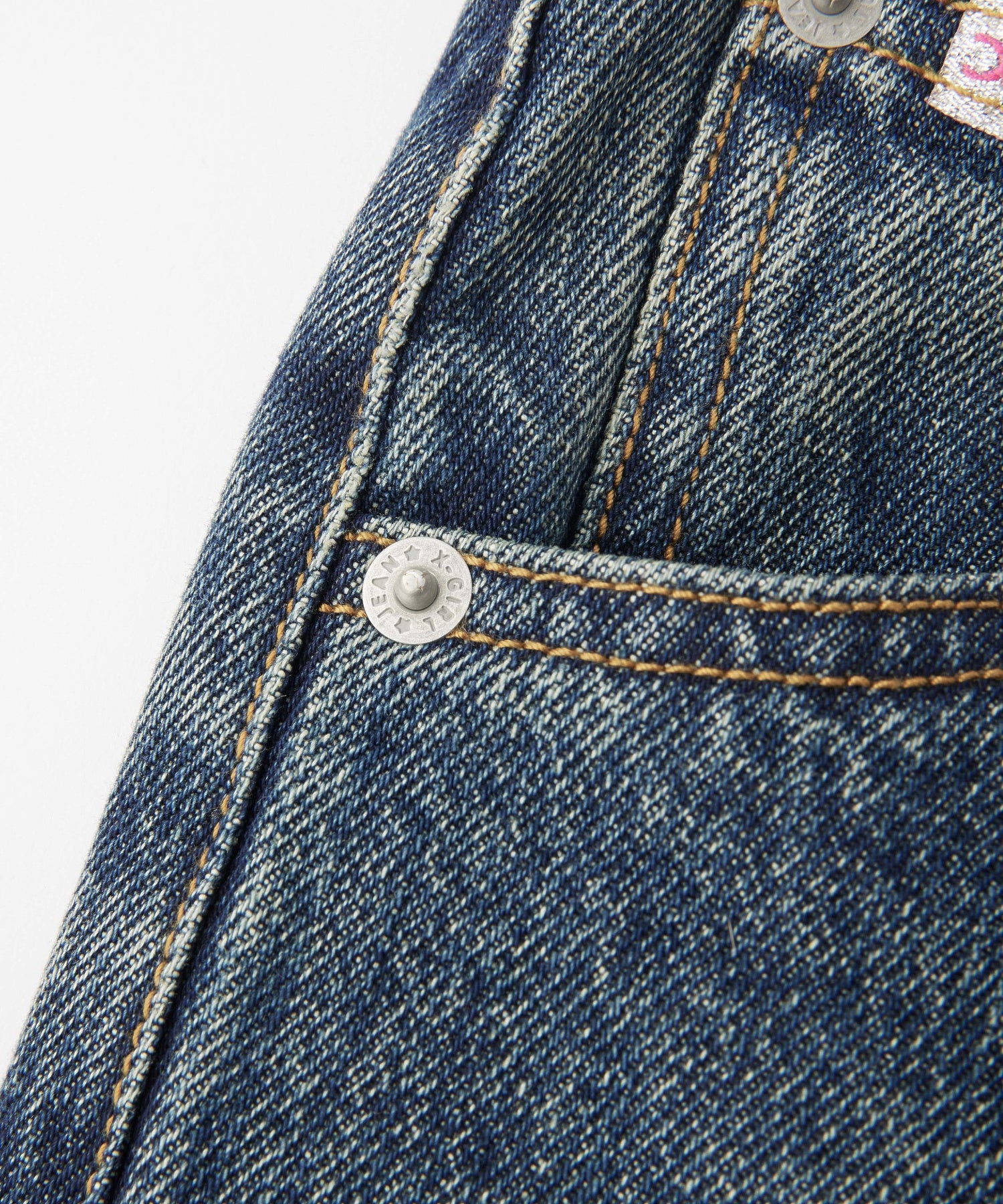 LOGO PATCH WIDE TAPERED DENIM PANTS - Image 24