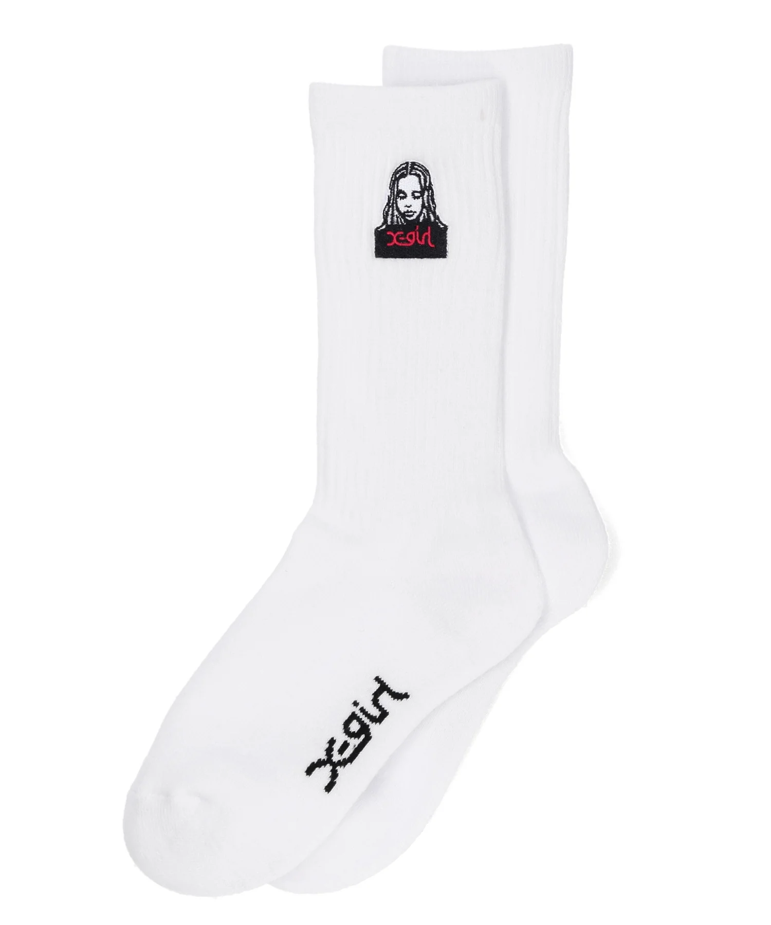 FACE EMBROIDERY RIB SOCKS - Image 3