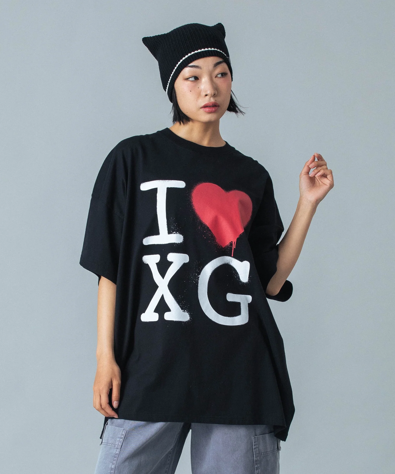 STENCIL I LOVE XG LOGO S/S BIG TEE DRESS - Image 3