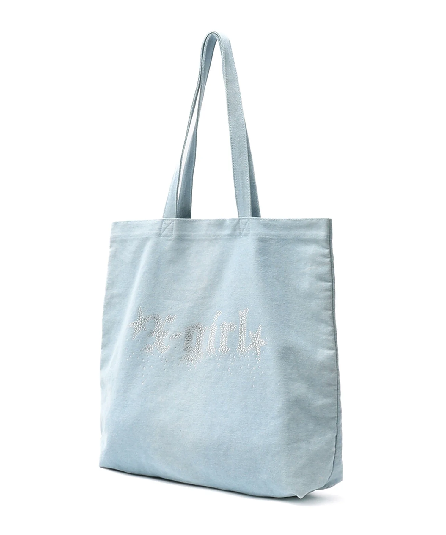 RHINESTONE STARDUST LOGO TOTE BAG - Image 3