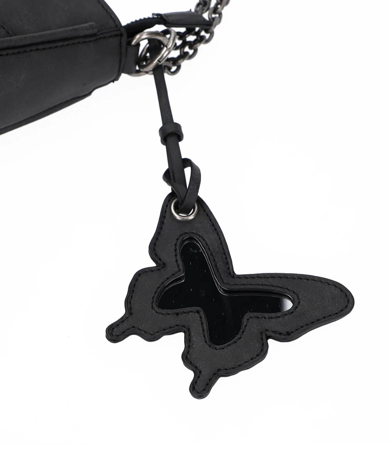 LOGO MARK FAUX LEATHER BAG - Image 13