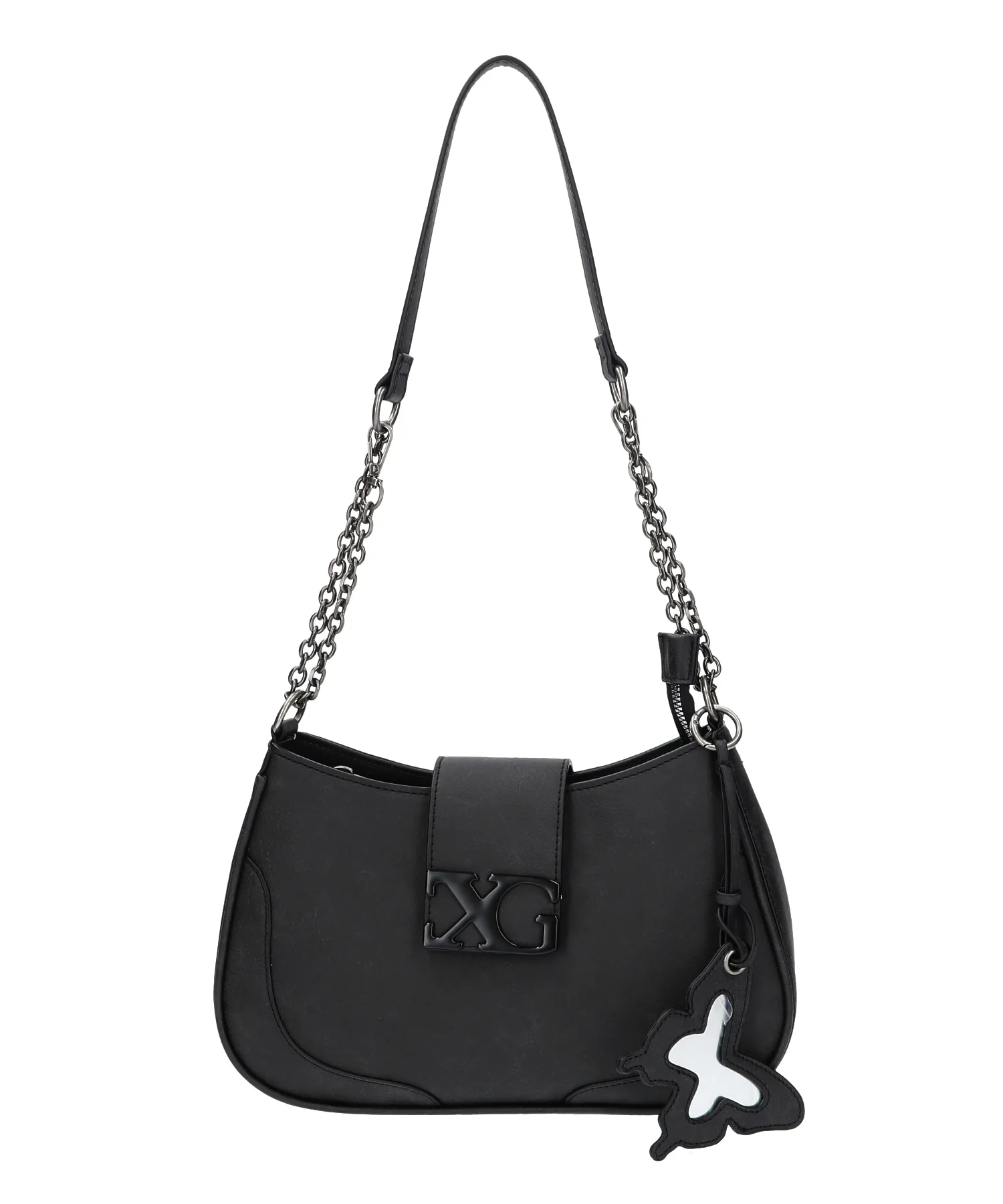 LOGO MARK FAUX LEATHER BAG - Image 6