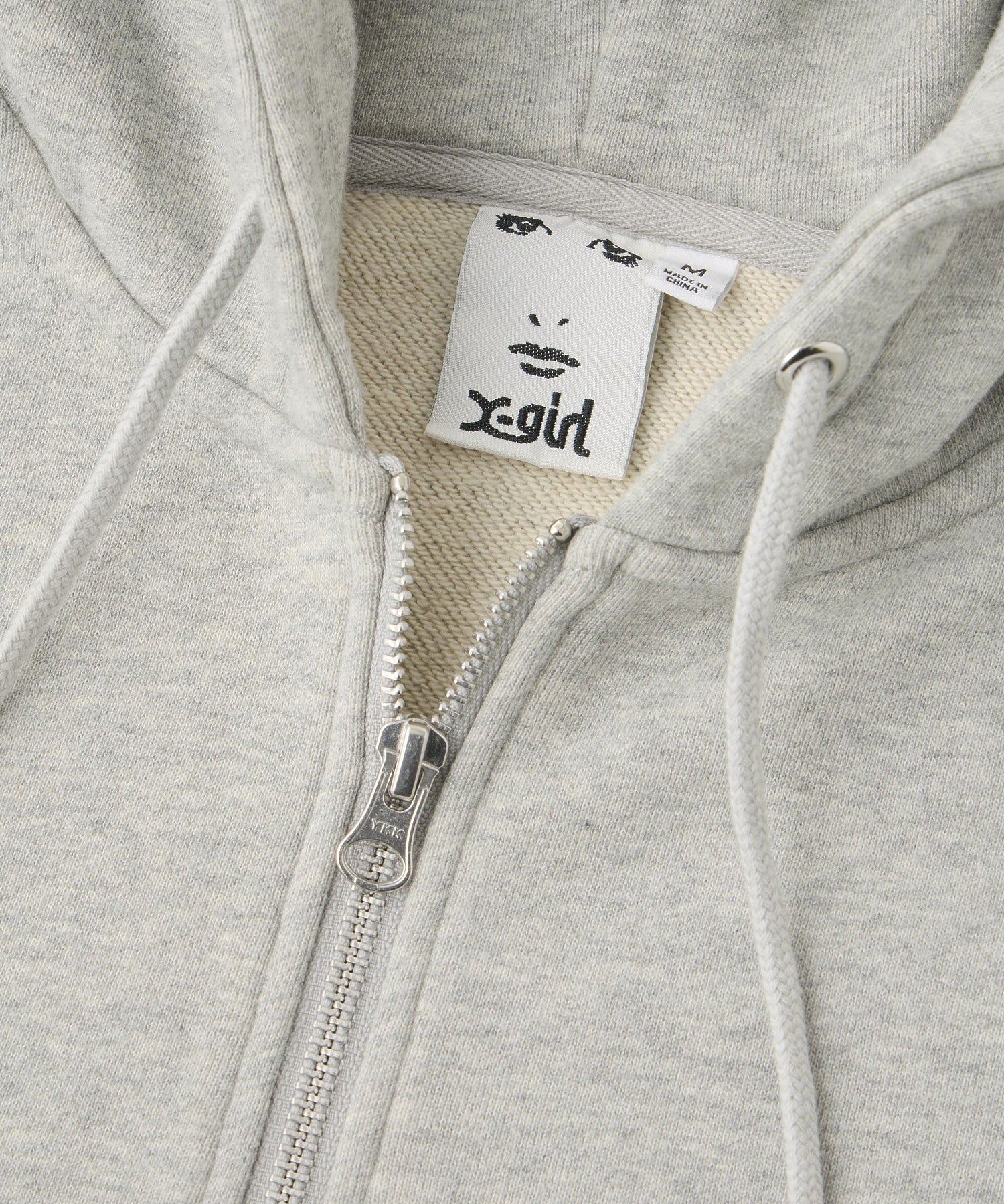 CIRCLE LOGO AND FACE ZIP UP SWEAT HOODIE - Image 14