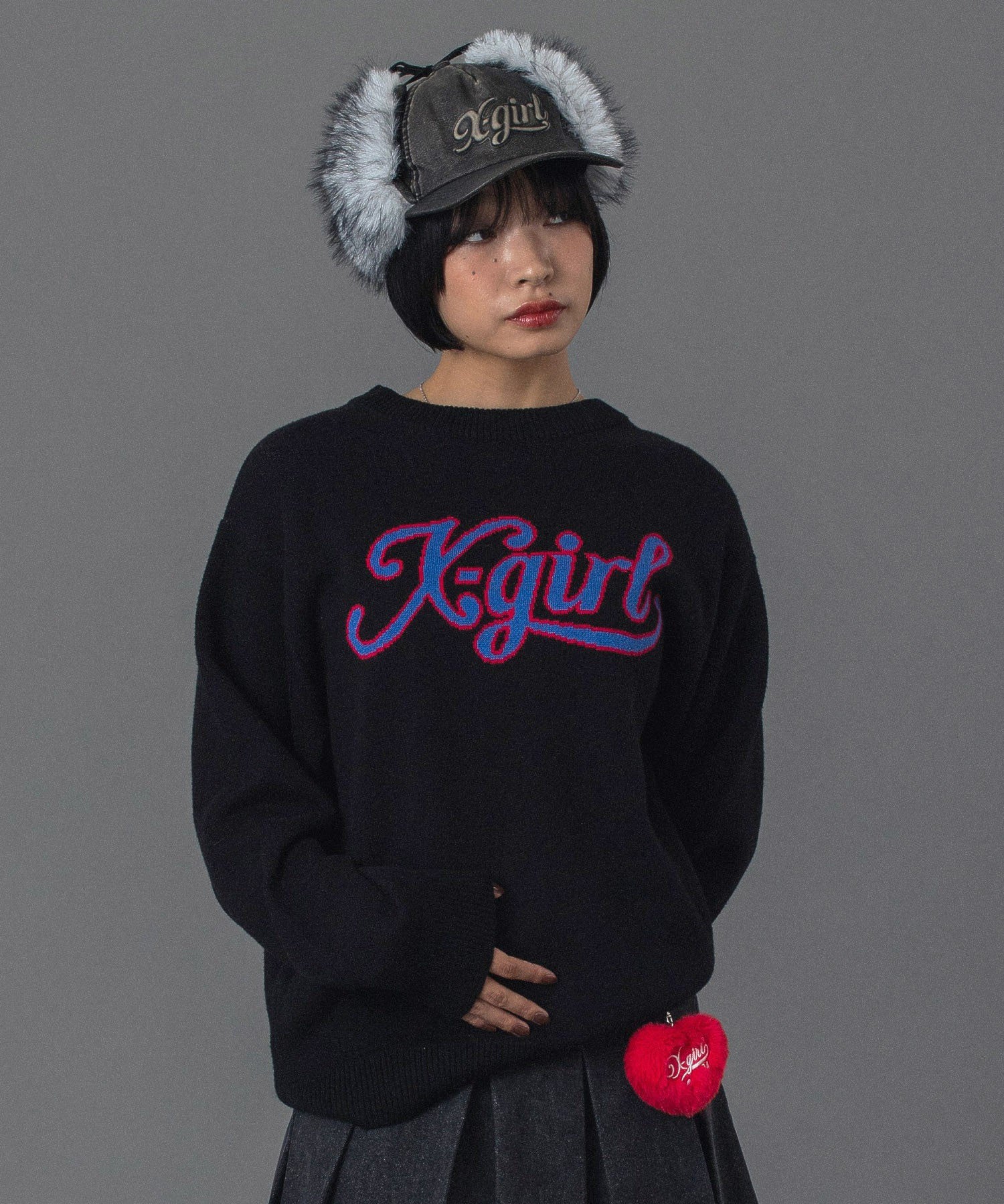 LETTERING LOGO JACQUARD KNIT TOP - Image 11