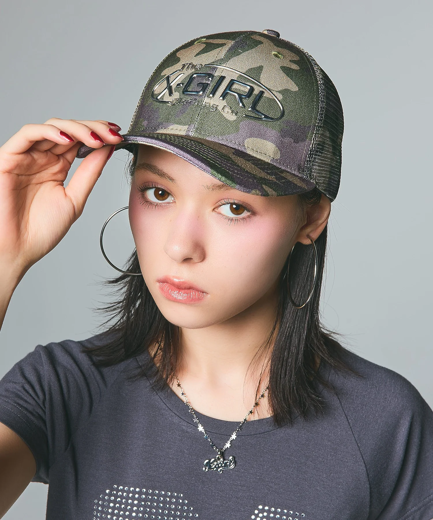 METALLIC LOGO 6PANEL MESH CAP - Image 6