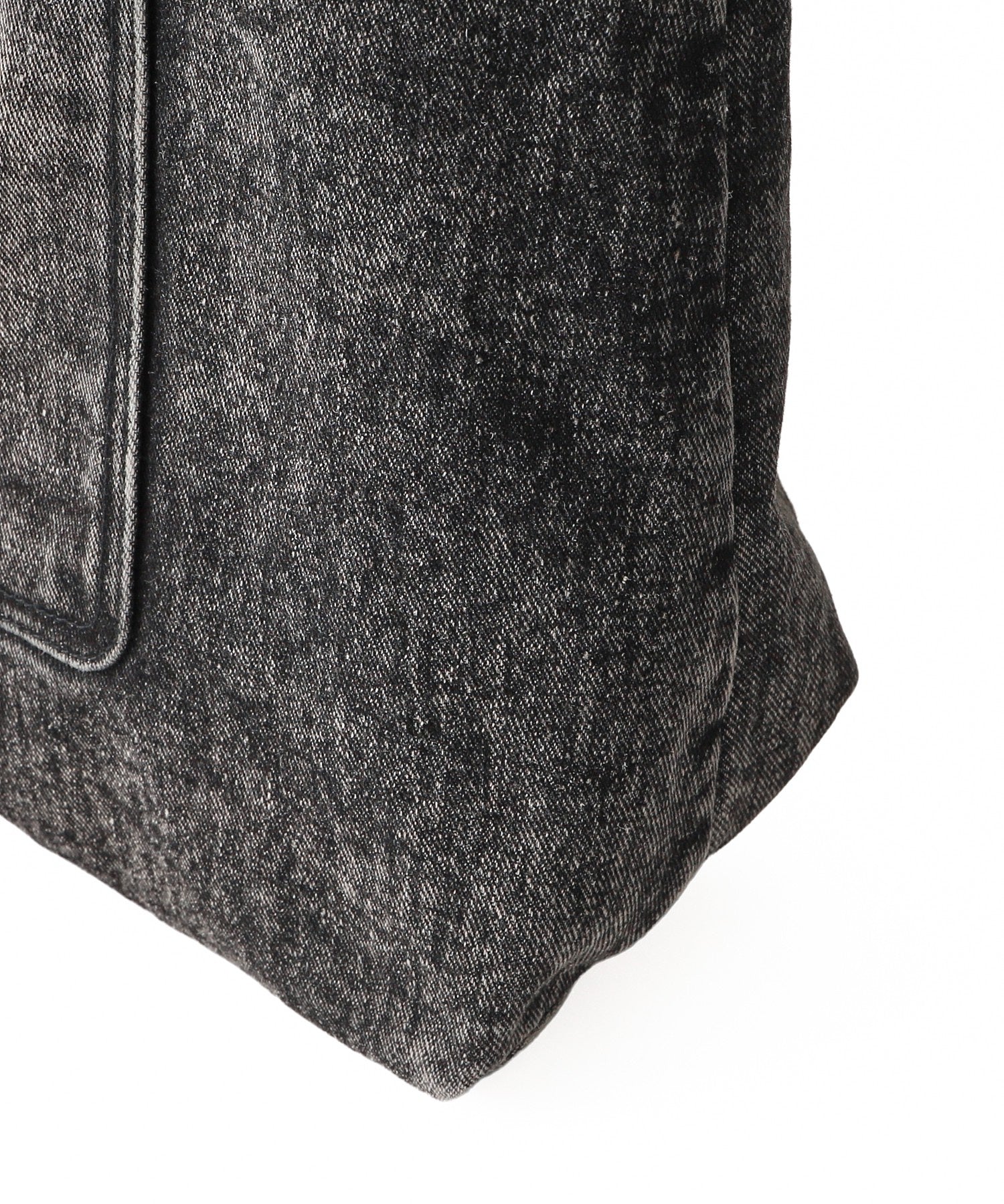 POCKET DENIM TOTE BAG - Image 12
