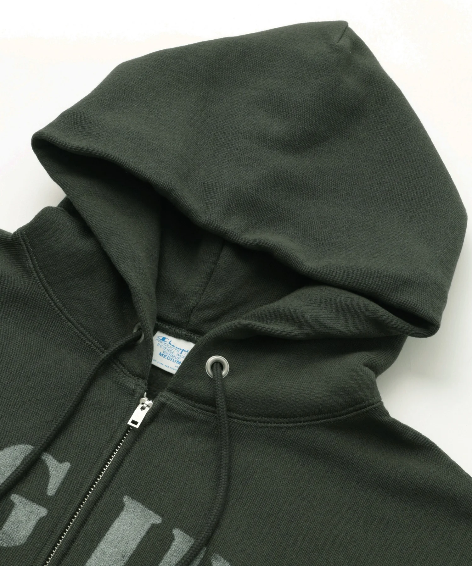 X-girl × Champion REVERSE WEAVE STENCIL LOGO ZIP UP HOODIE - Image 12