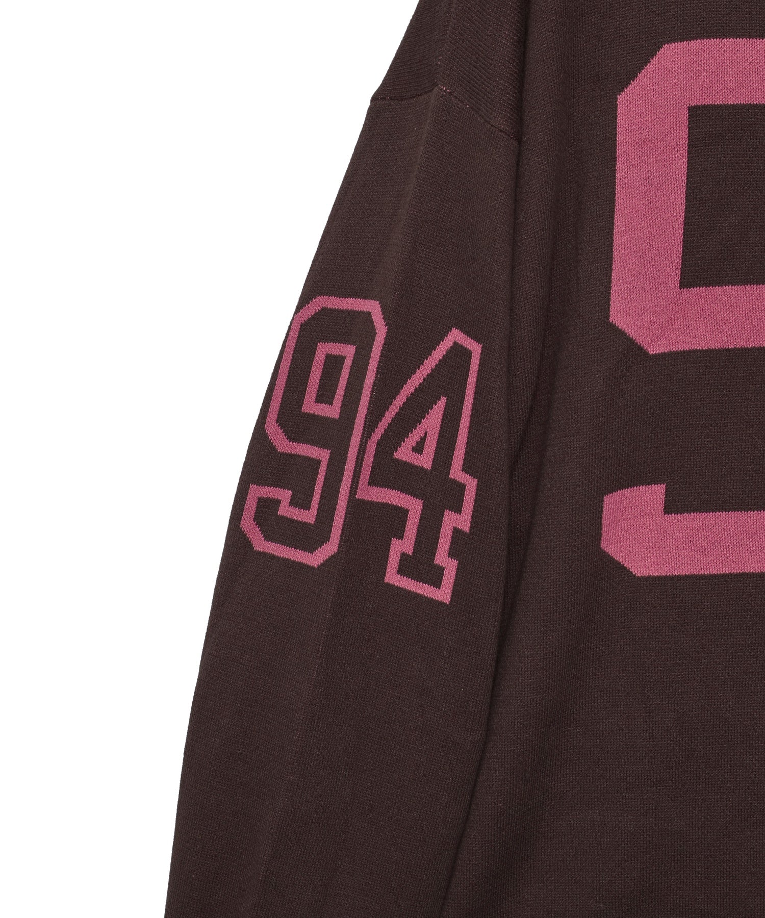 NUMBERING JACQUARD KNIT TOP - Image 11