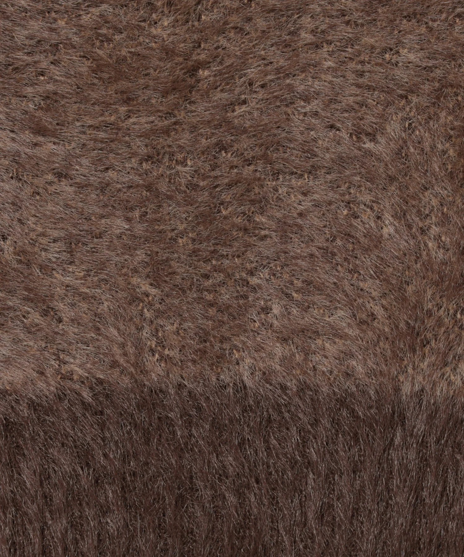 LOGO JACQUARD ZIP UP SHAGGY KNIT TOP - Image 13