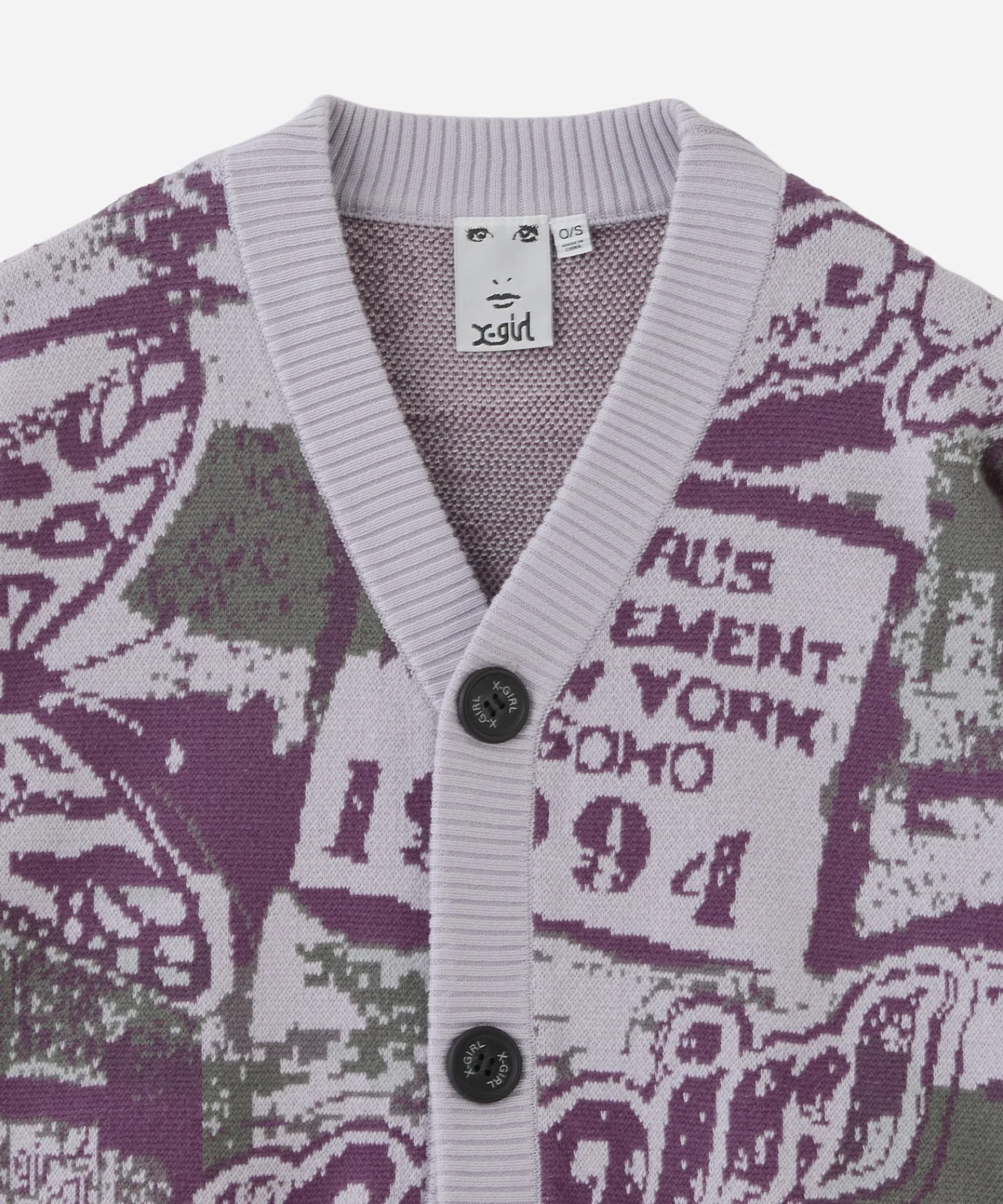COLLAGE GRAPHIC JACQUARD KNIT CARDIGAN - Image 25