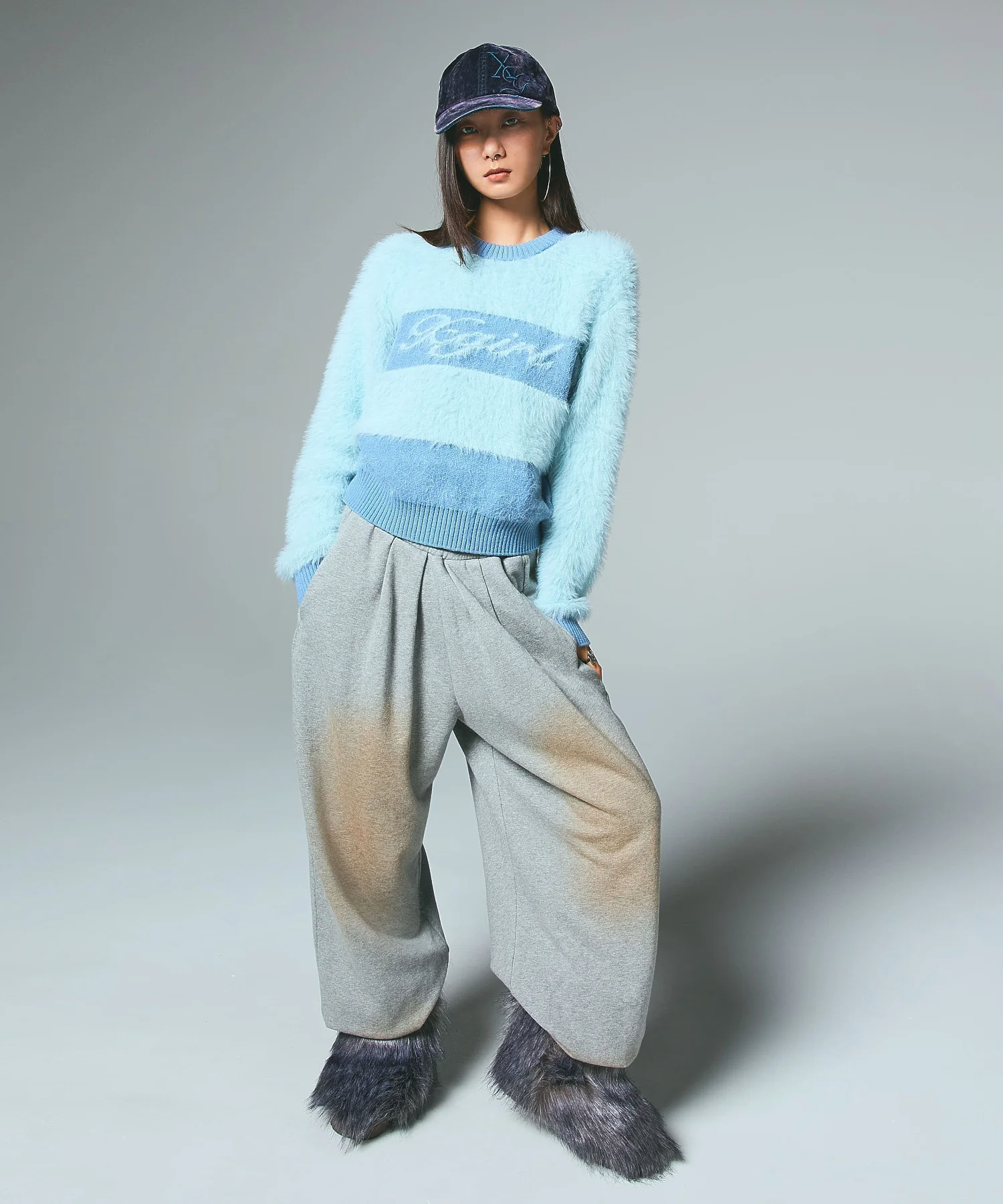 SPRAY PRINT BALLOON SWEAT PANTS - Image 5
