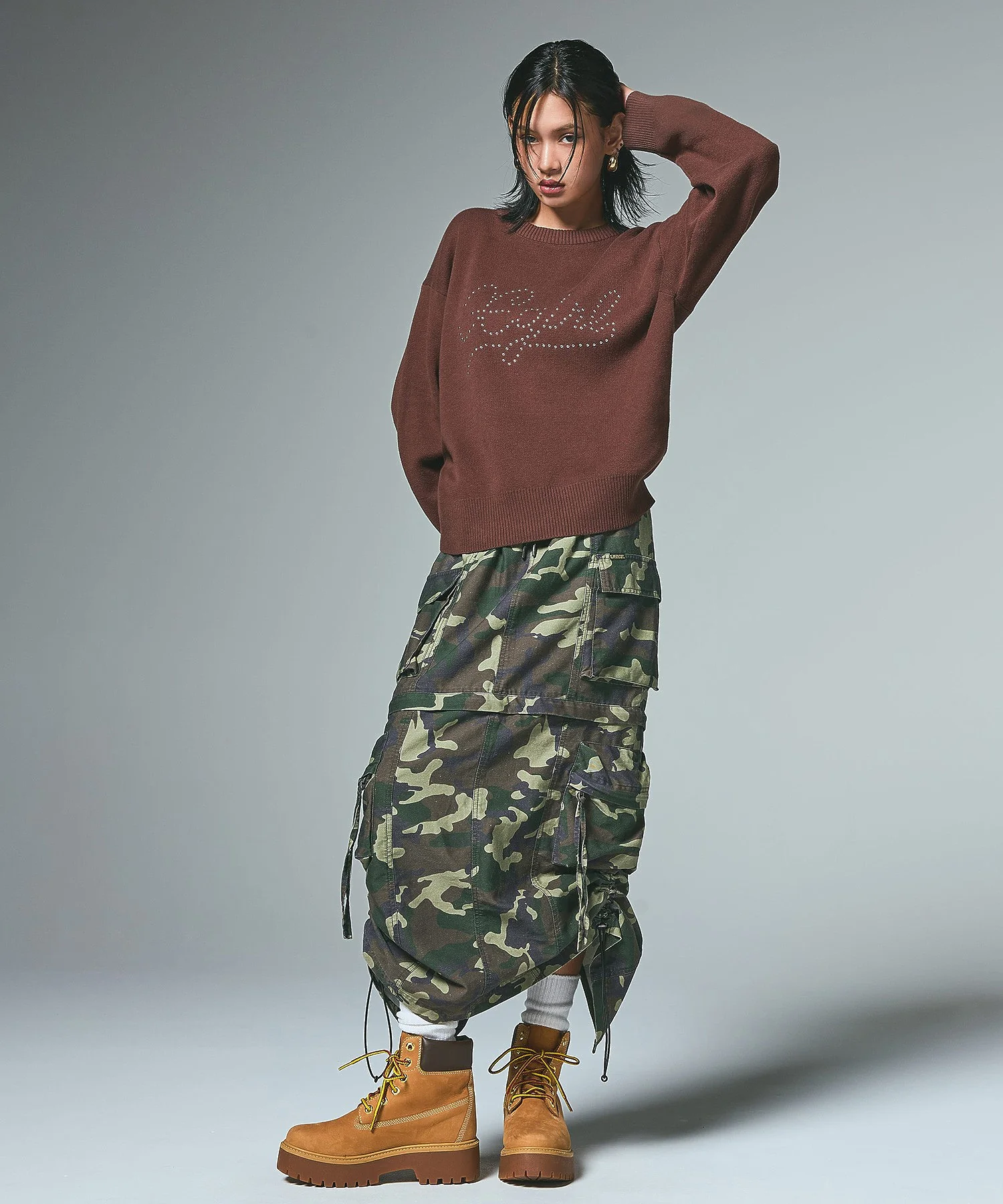 CONVERTIBLE CARGO SKIRT - Image 2